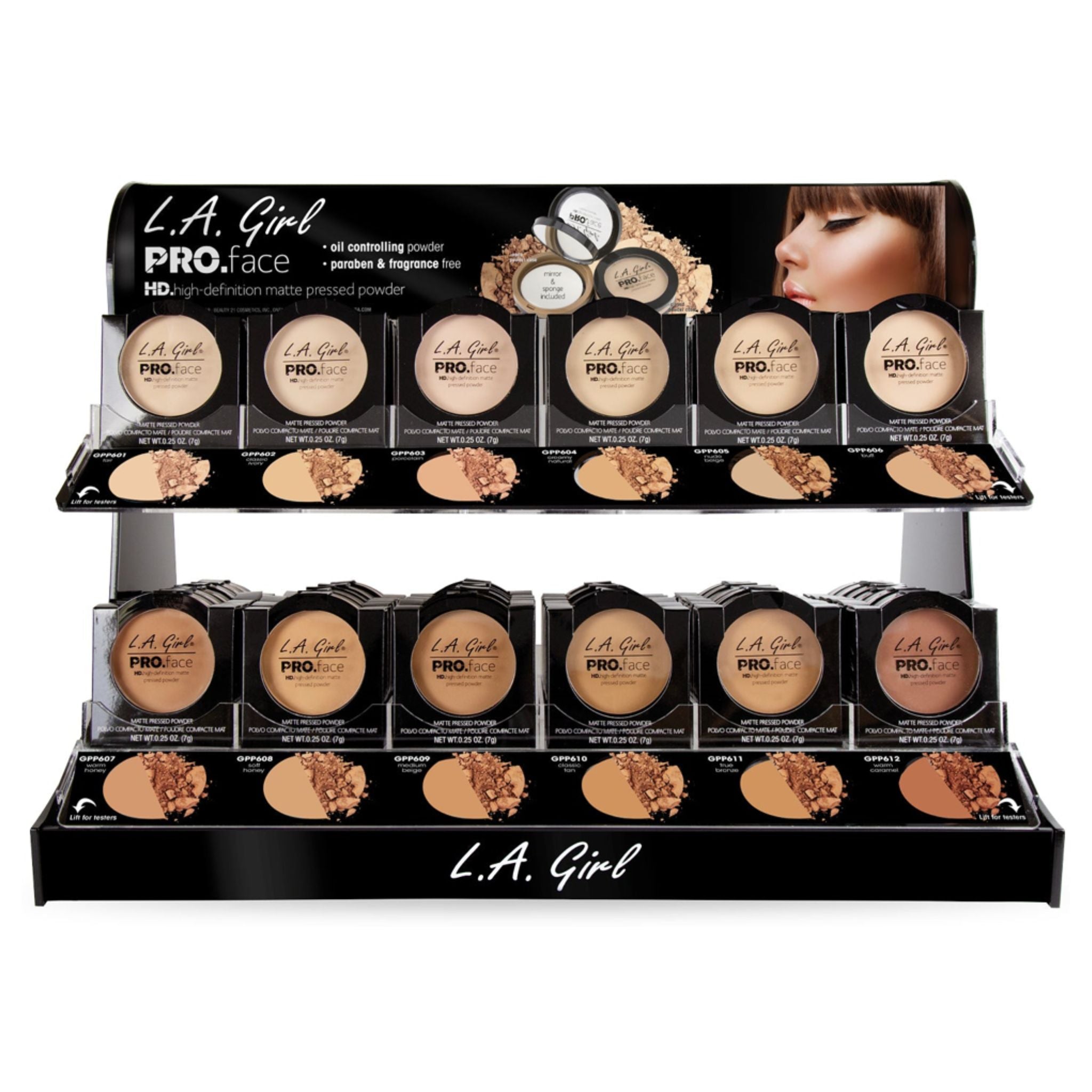 Pro Face Powder Display - 144pcs