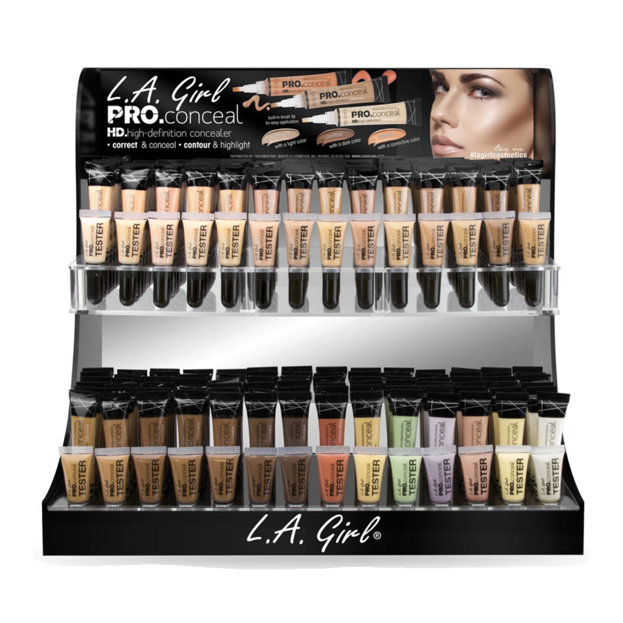 LA Girl Pro Concealer Display - 336pcs