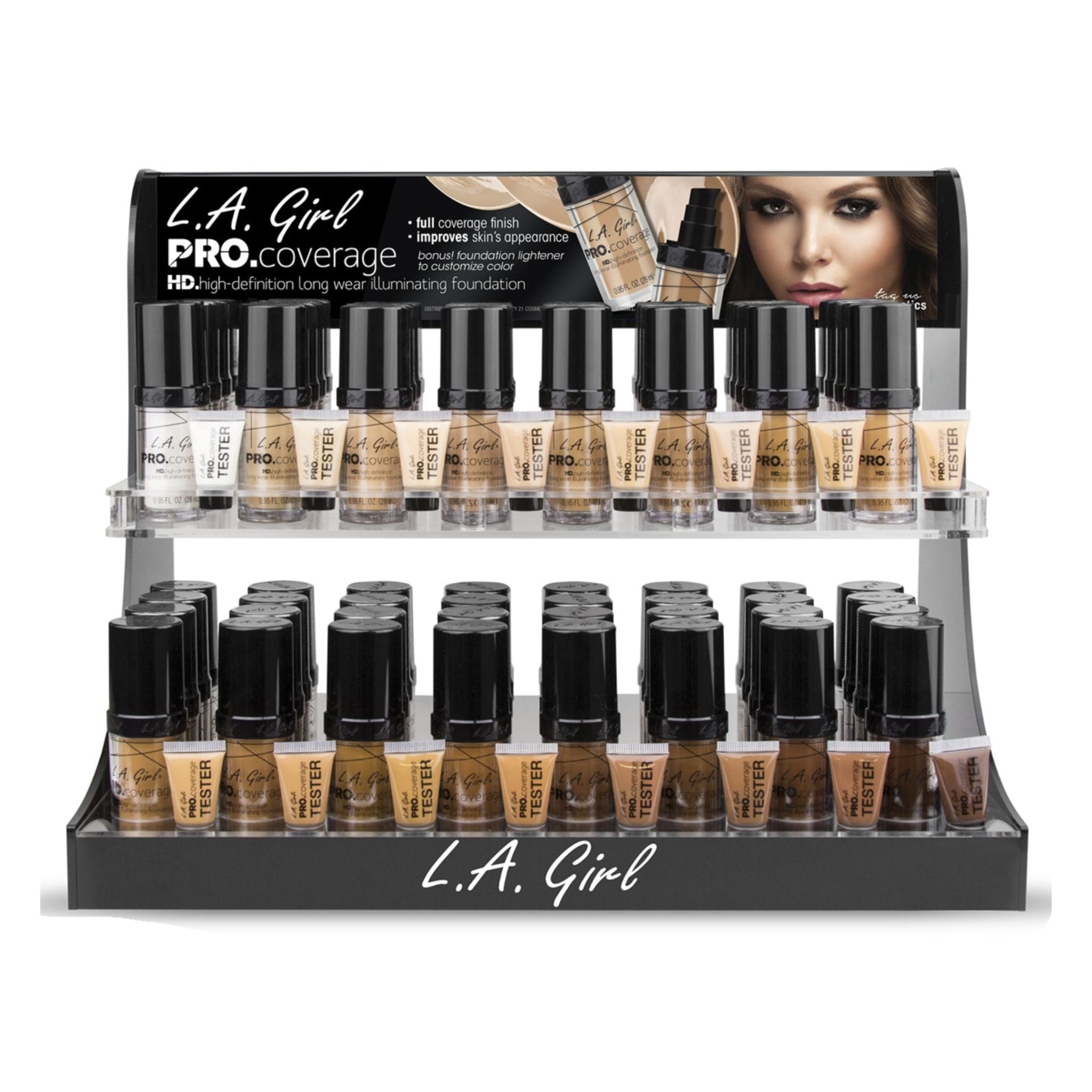 Pro Coverage Foundation Display - 144pcs