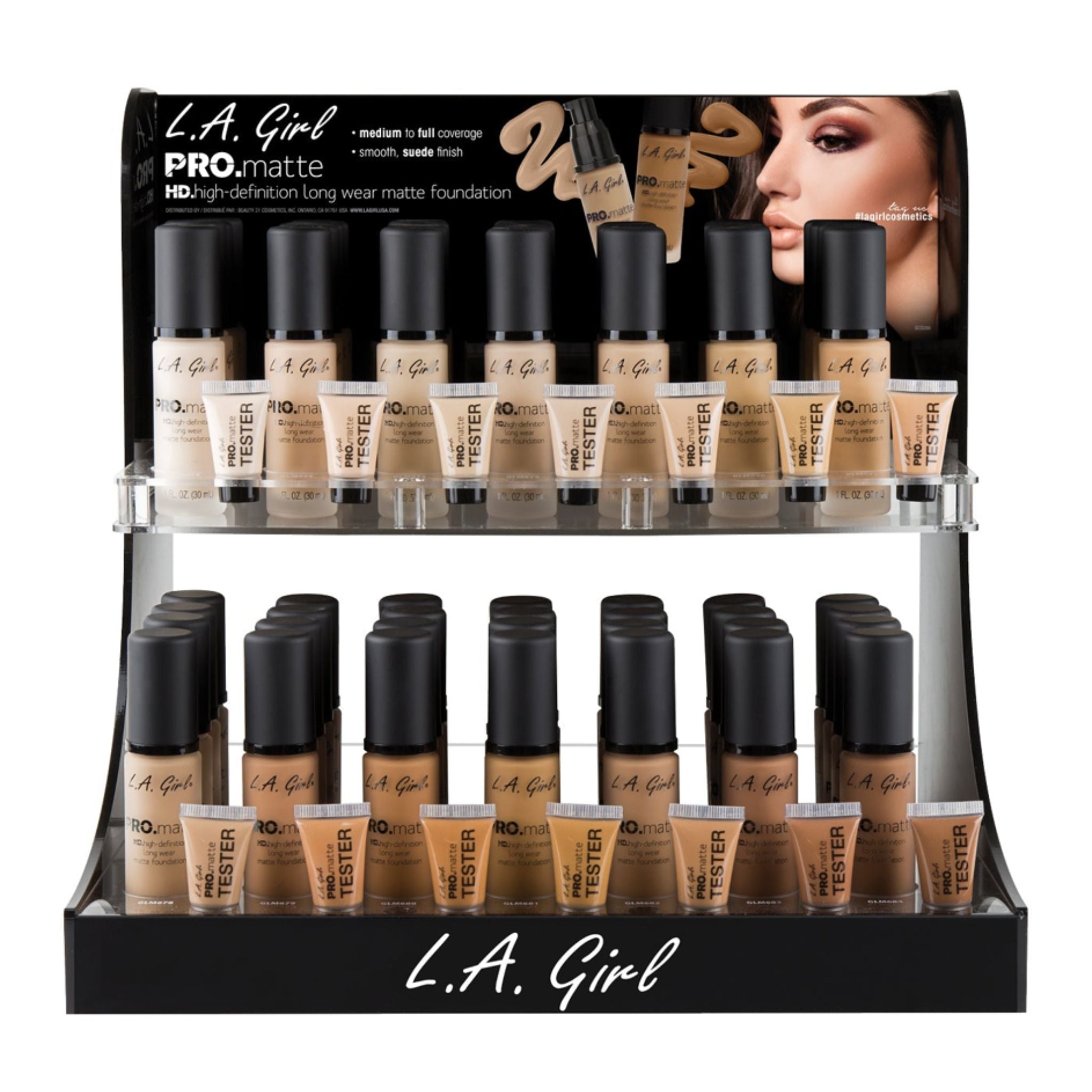 Pro Matte Foundation Display - 84pcs