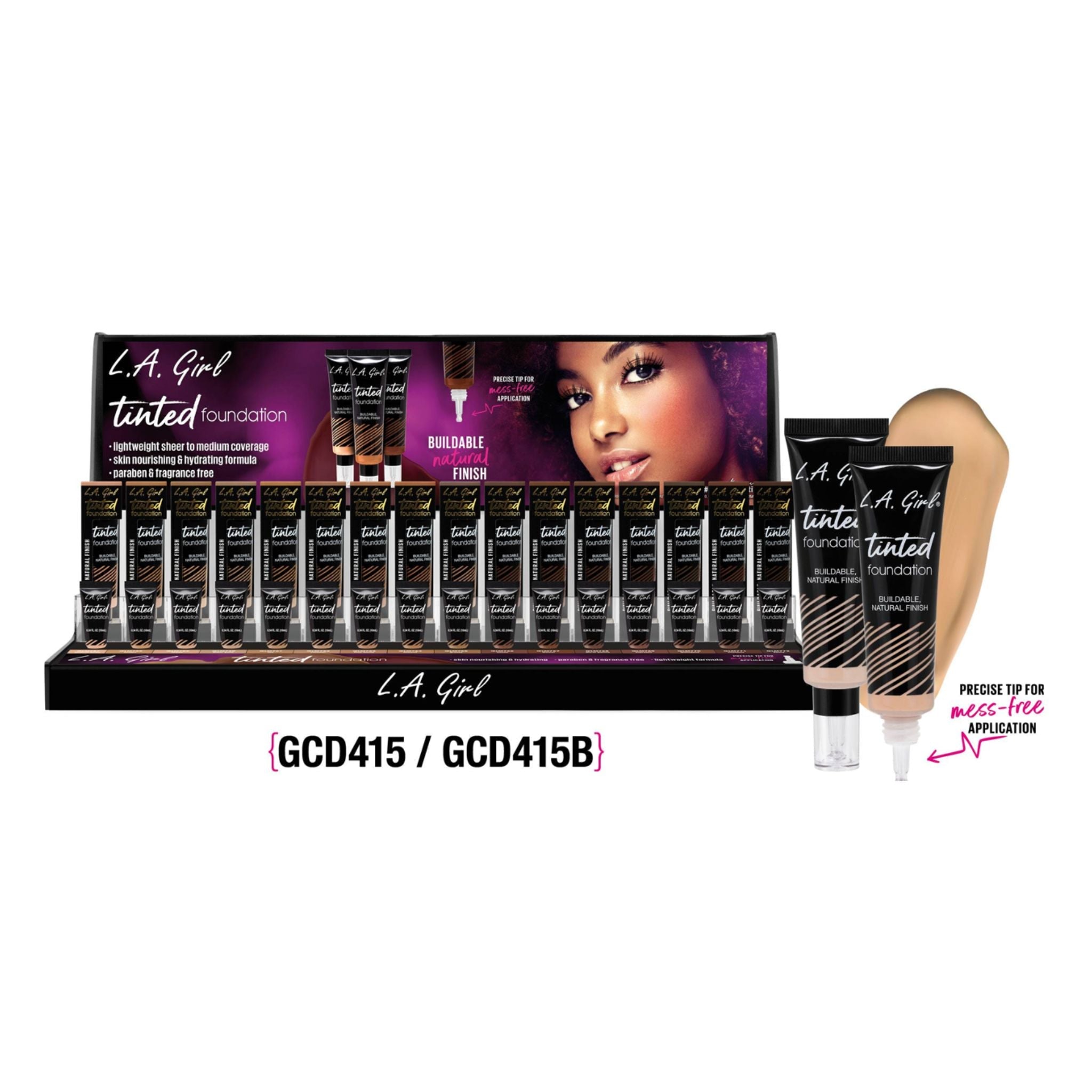 Tinted Foundation Display - 96pcs
