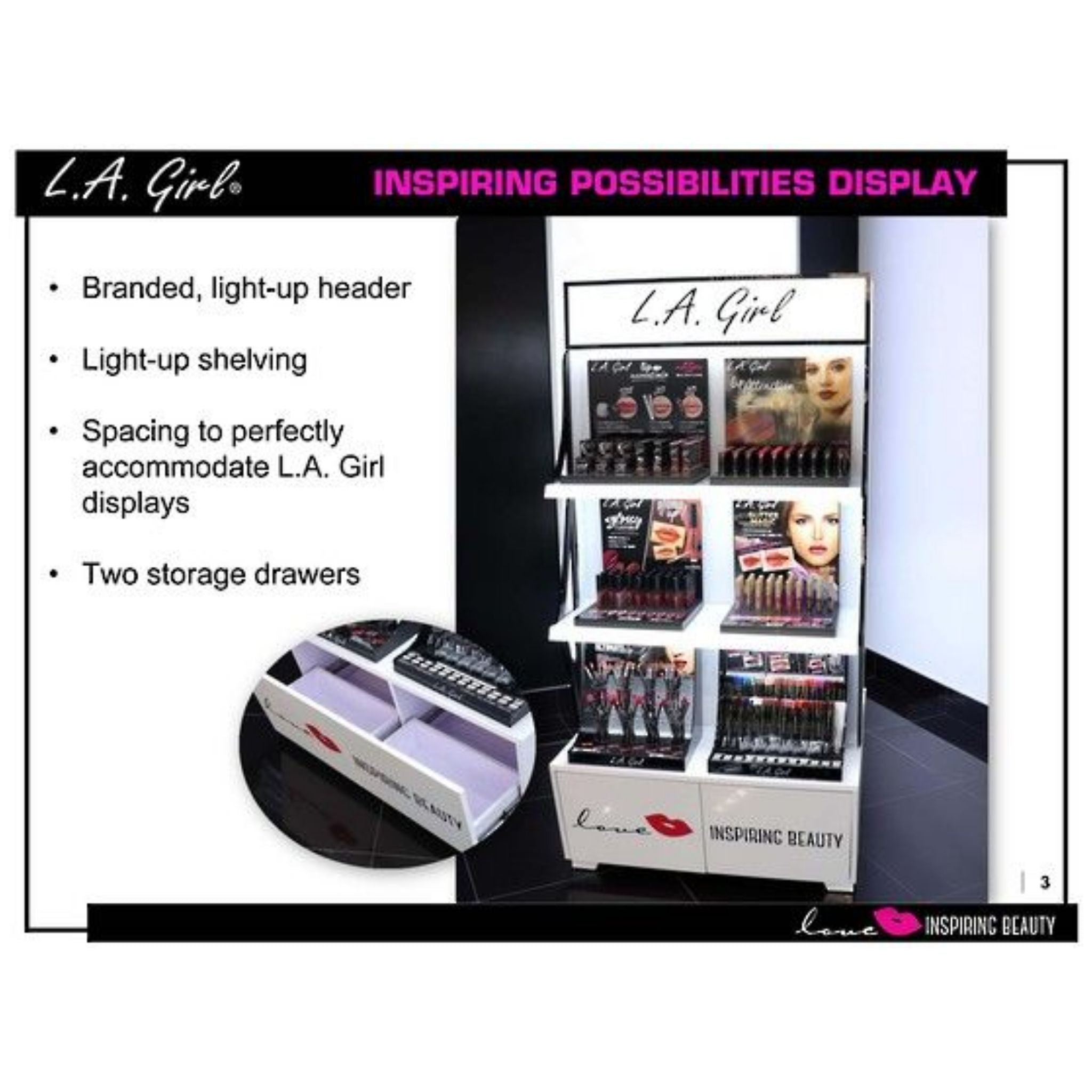 Inspiring Possibilities Floor Display Stand