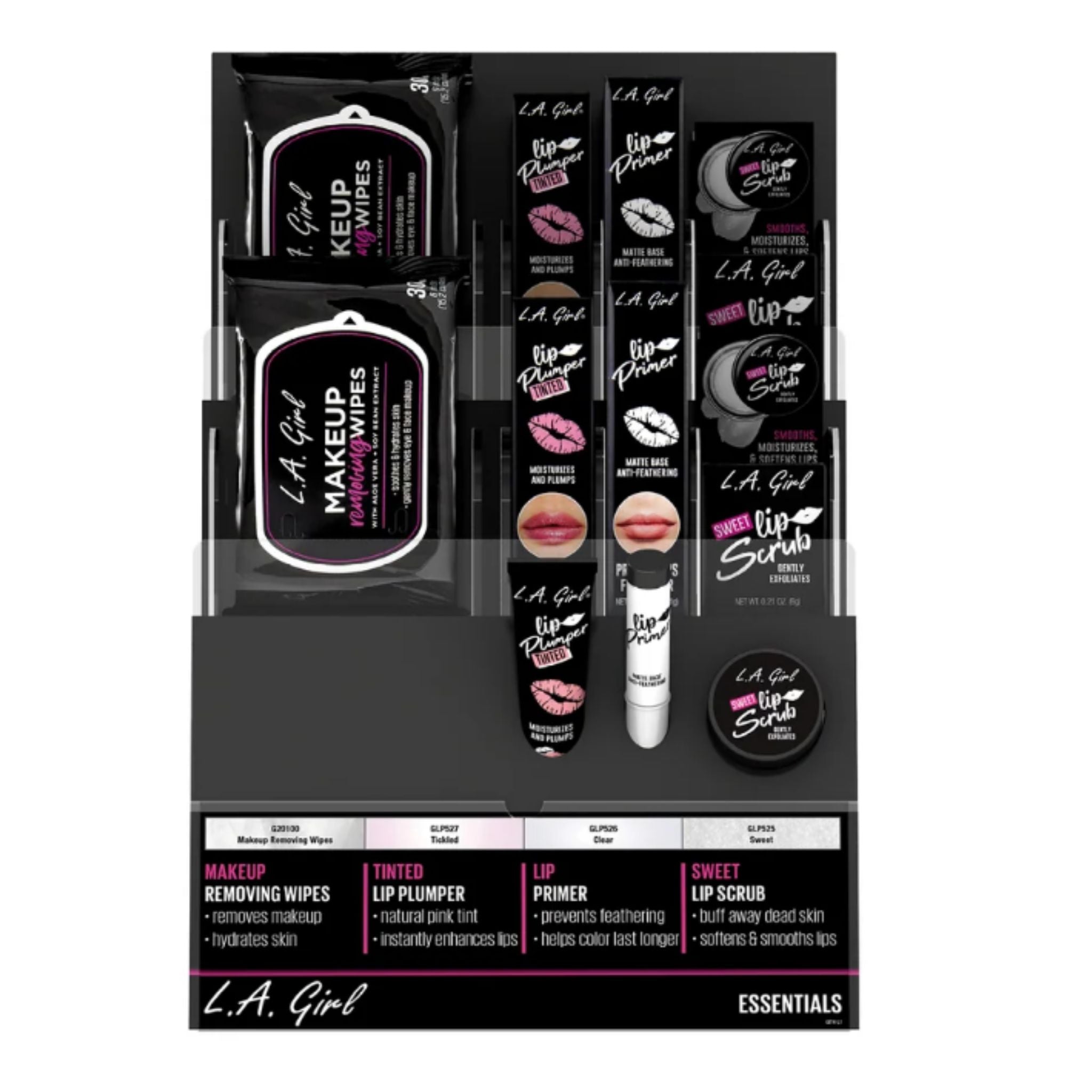 Lip Essential & Makeup Remover Wipes Module