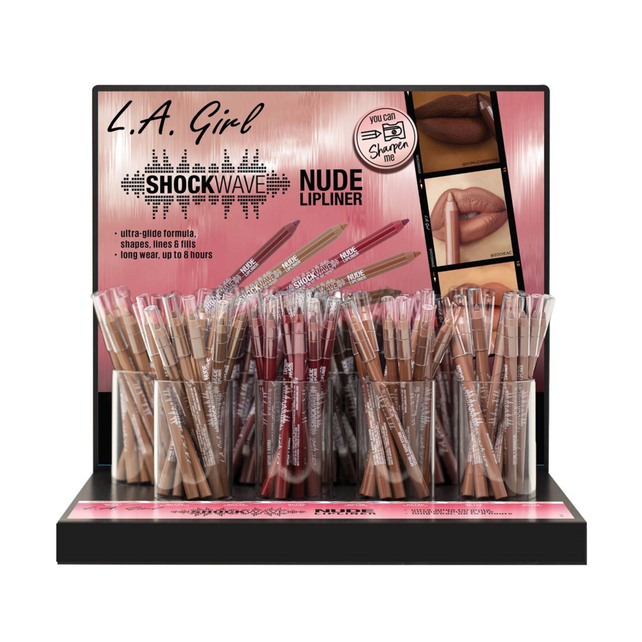 Shockwave Nude Lipliner Display - 96pcs