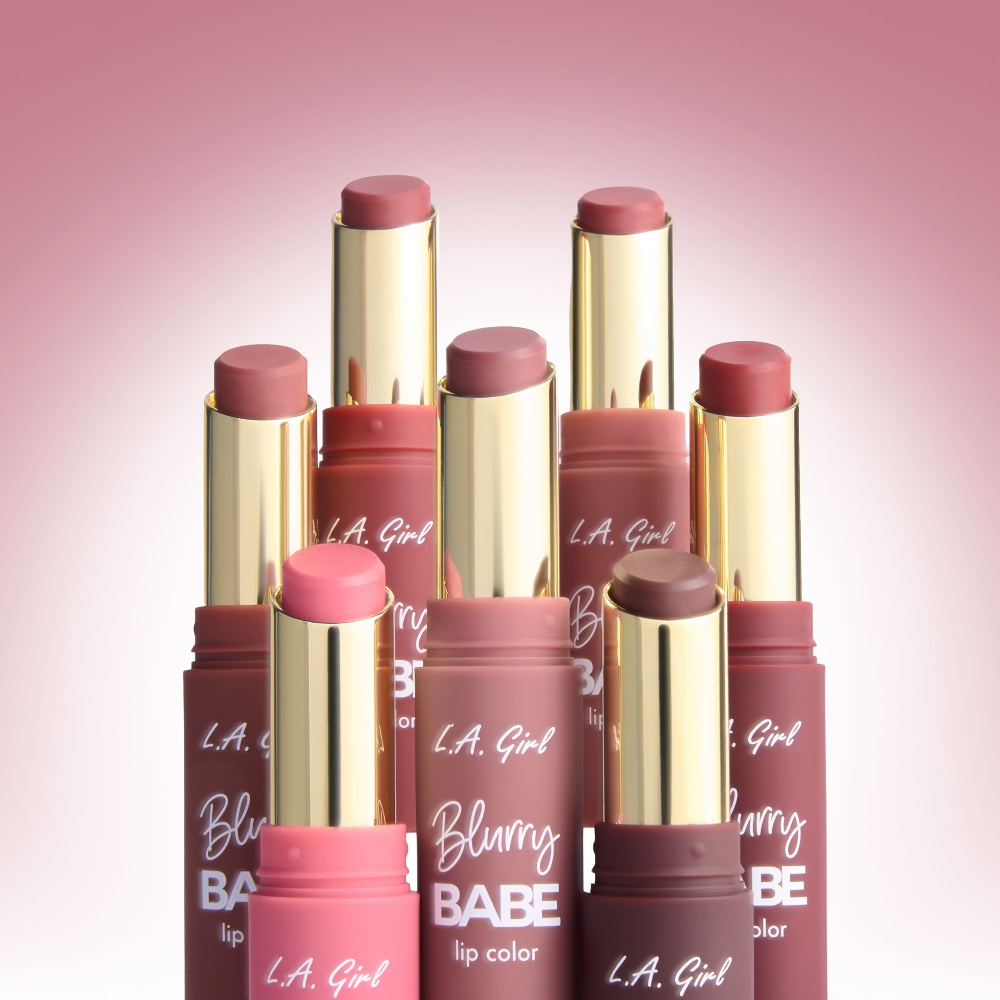 LA Girl Blurry Babe Lip Color Display - 42pcs