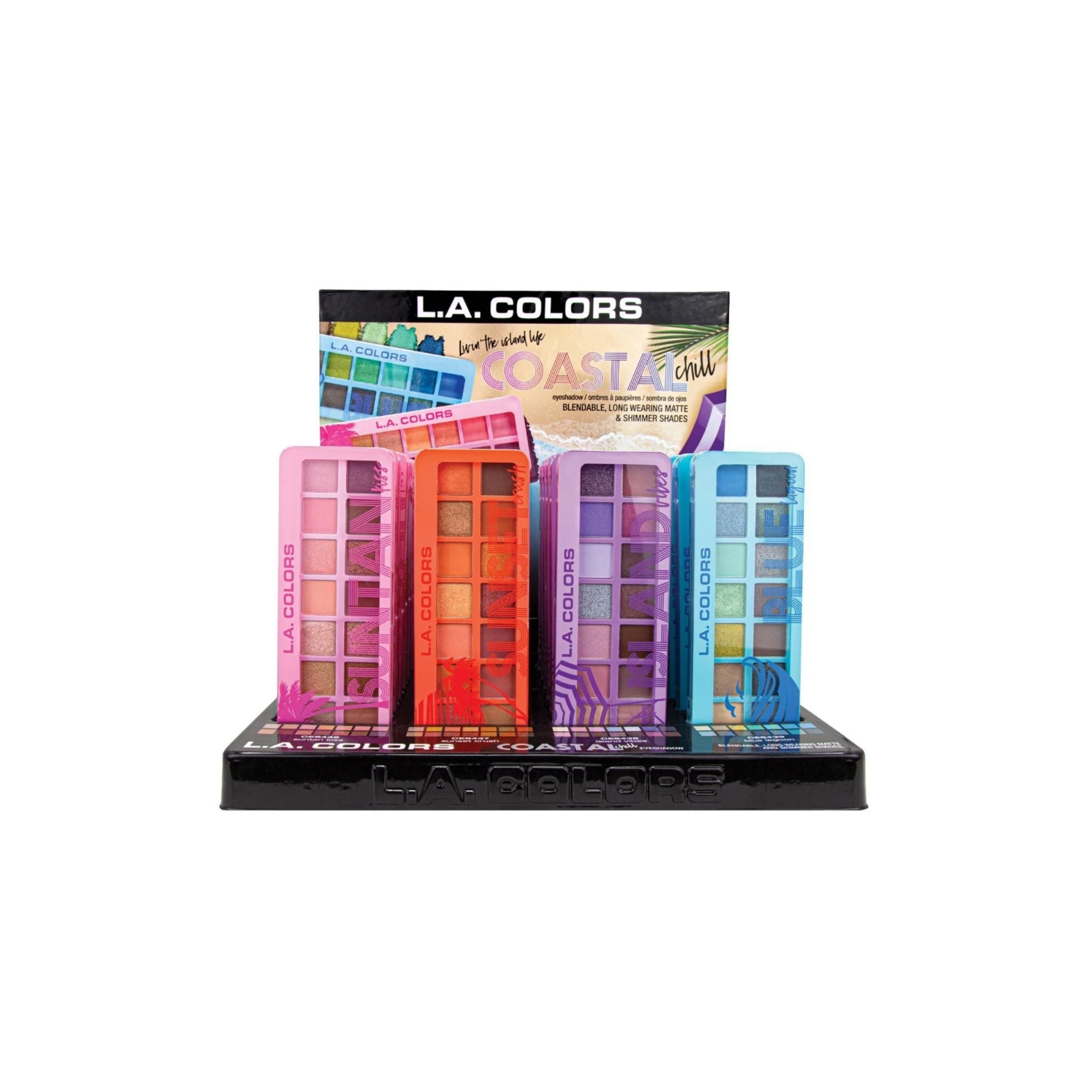 Coastal Chill Palette Display - 24pcs