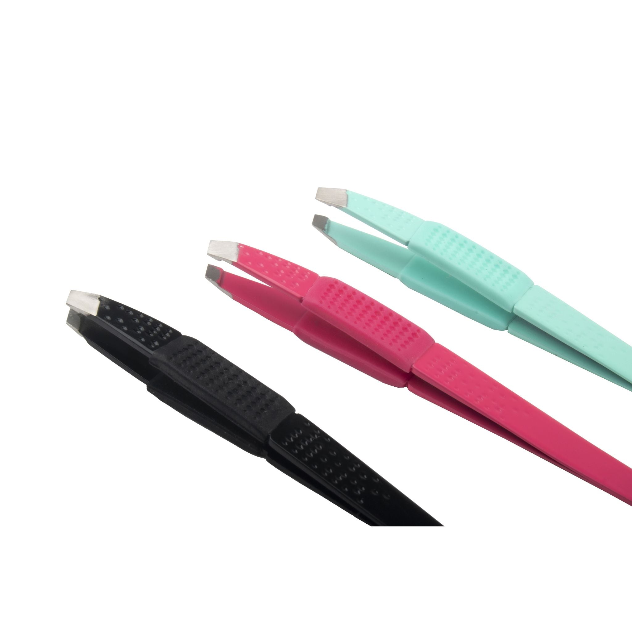 Slant Tip Tweezer Display - 12pcs