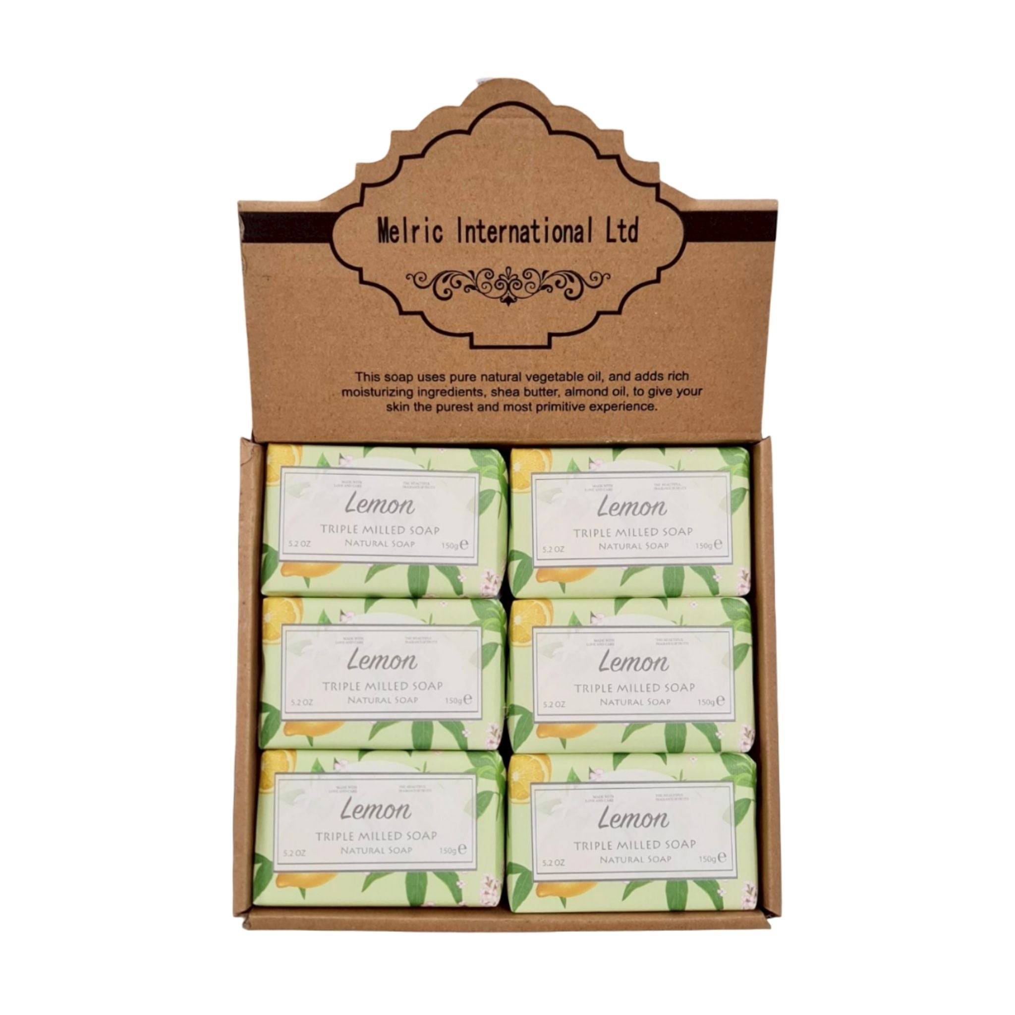 Lemon Soap Display 150g - 12pcs