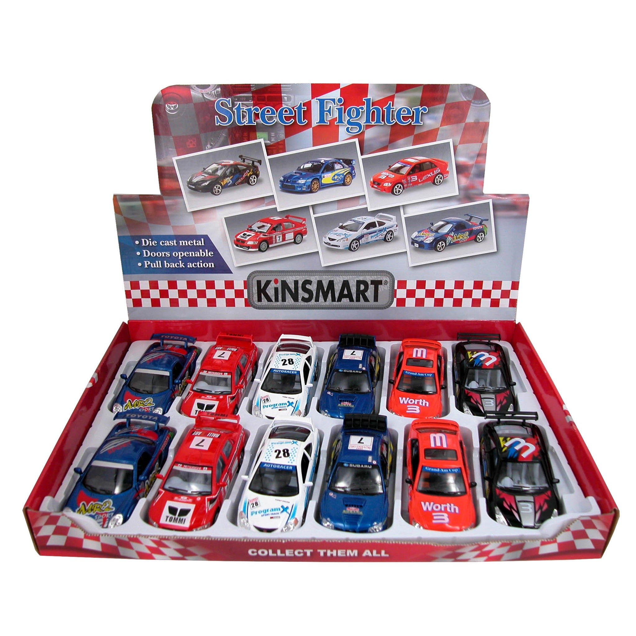 Street Fighter Car Display - 12pcs
