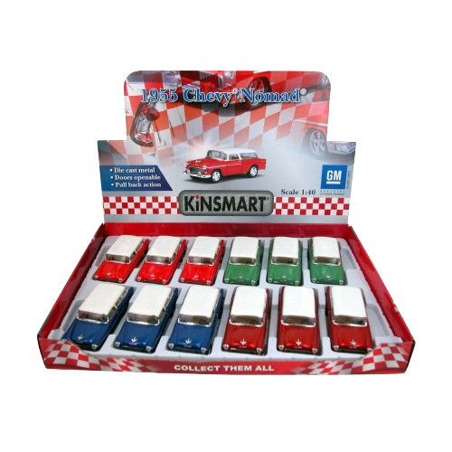 1955 Chevy Nomad Car Display - 12pc