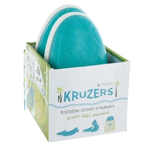 Kruzers Foldable Street Sneakers - Large Green