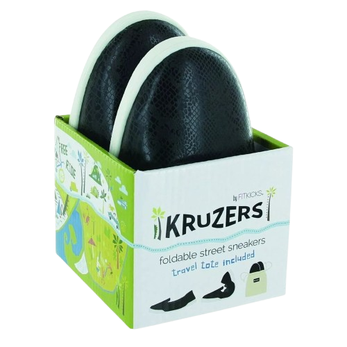 Kruzers Foldable Street Sneakers - Medium Black