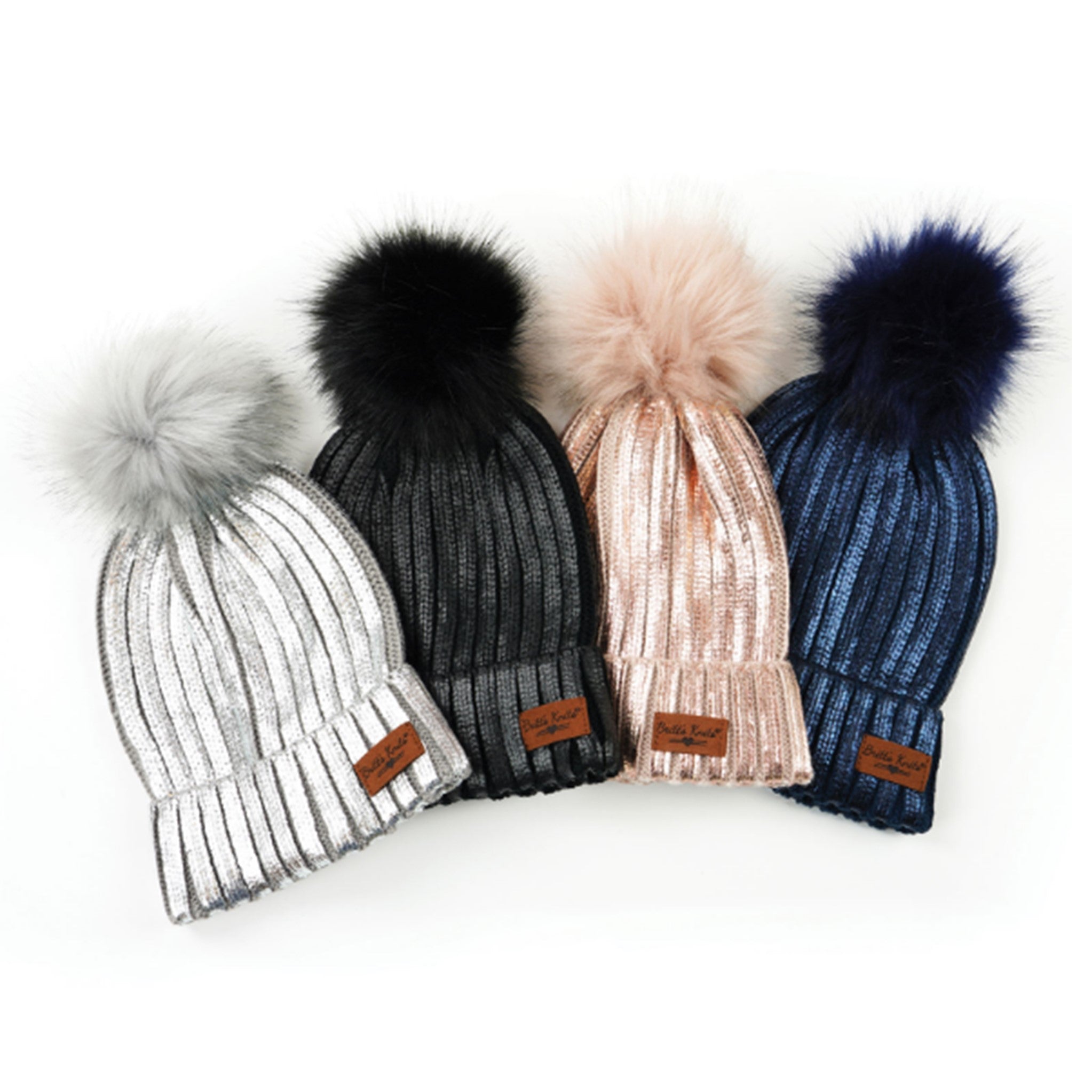 Britt's Knits Glacier Knit Pom Hat *SINGLES