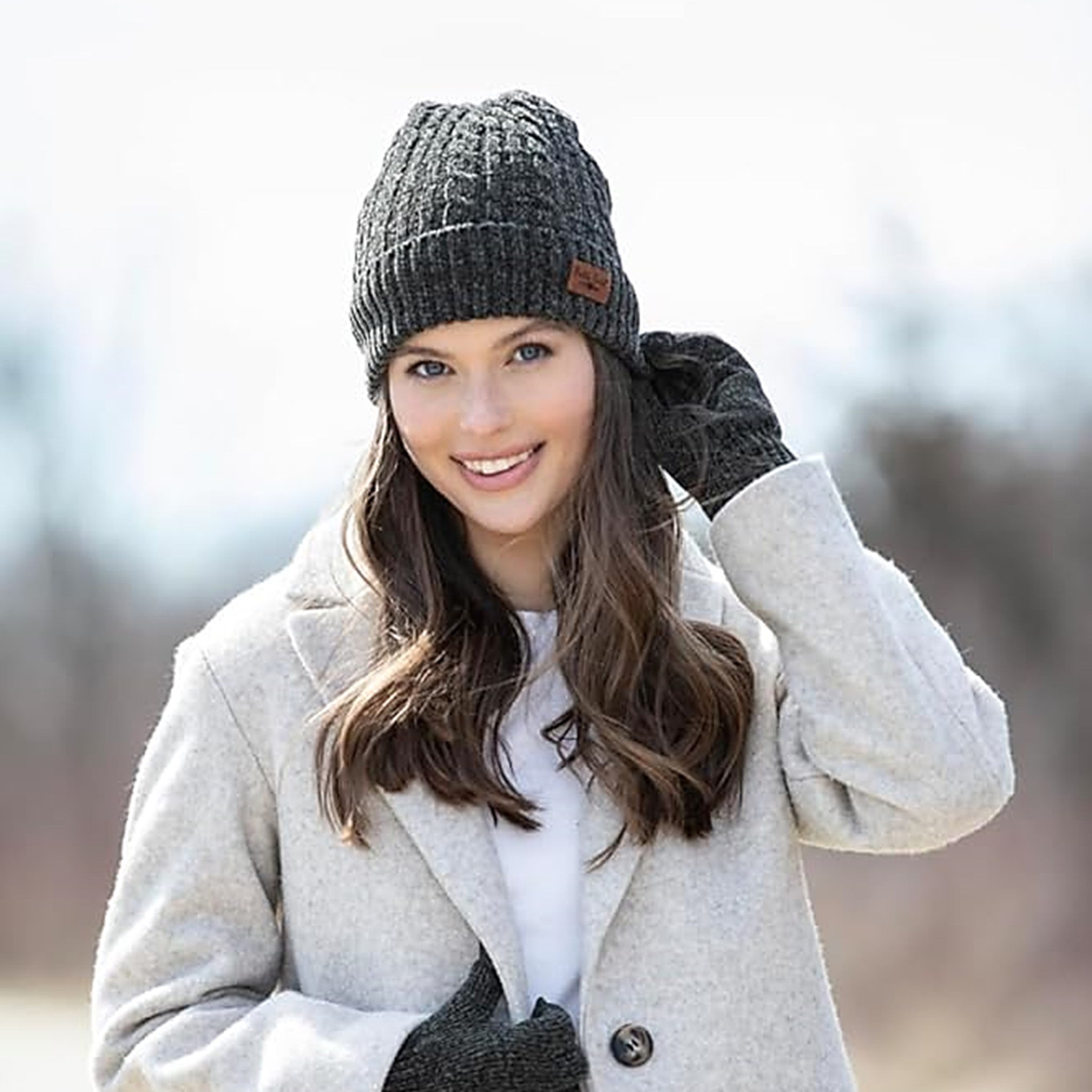 Britt's Knits Plush-Lined Chenille Hat