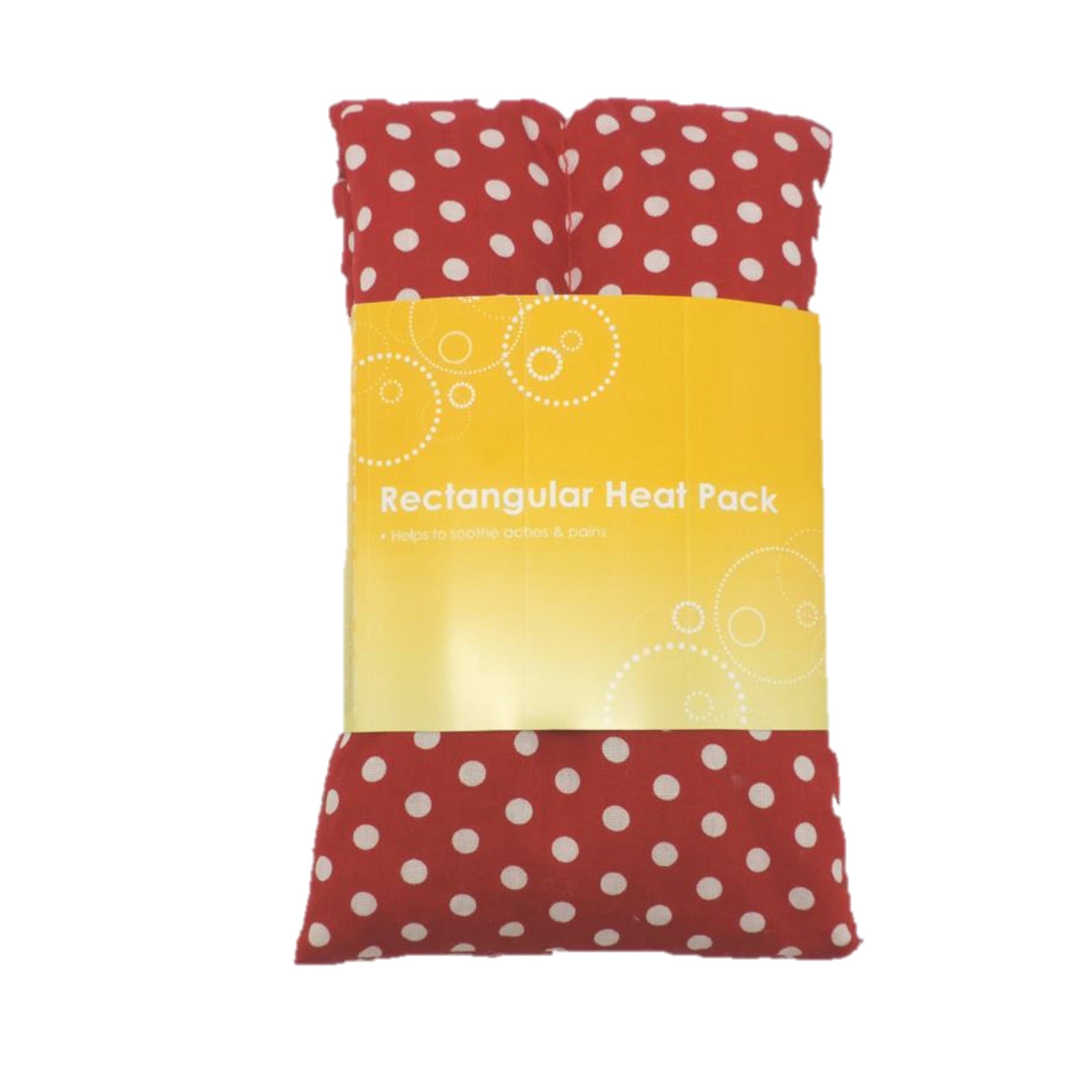 Rectangle Heat Pack - Red Polka Dot