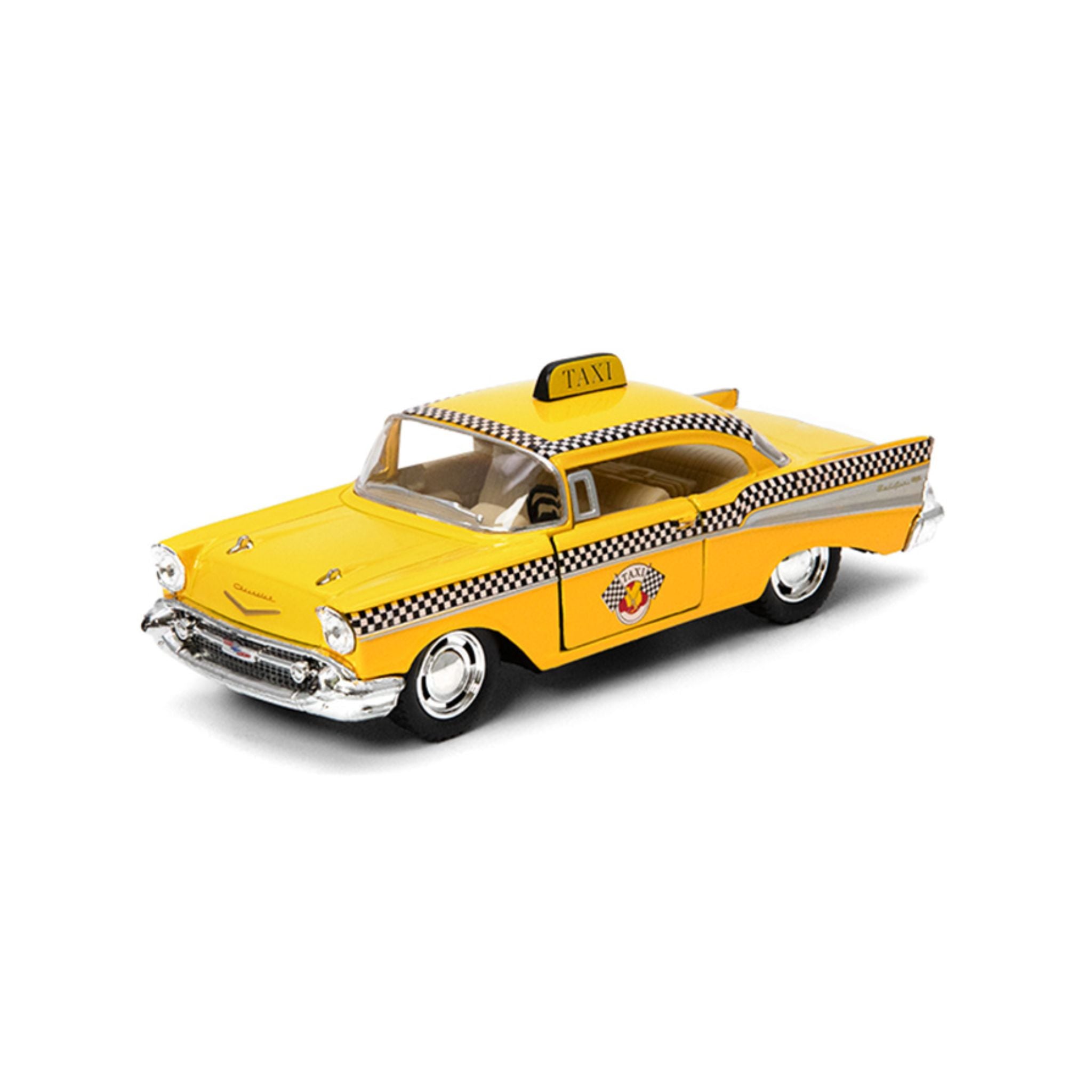 1957 Chevrolet Bel Air Taxi Car Display - 12pcs