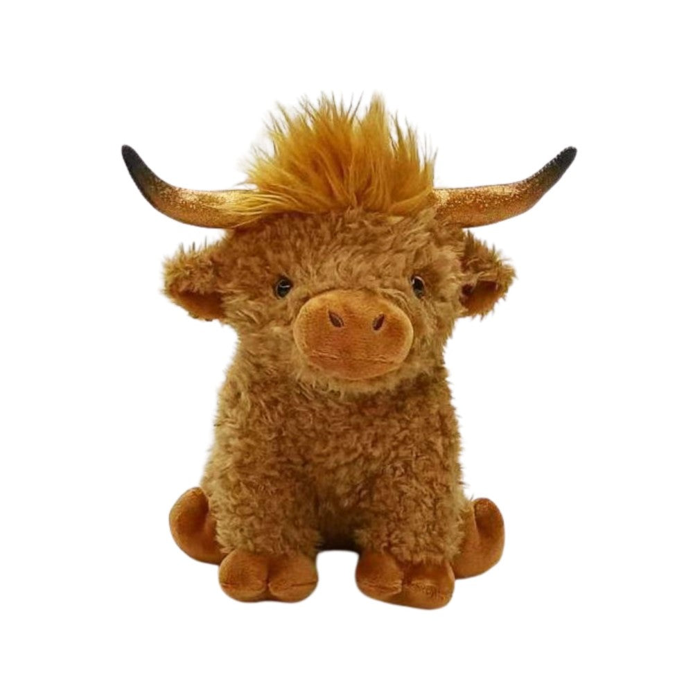 Plush Sitting Highland Cattle Pack - 6pcs