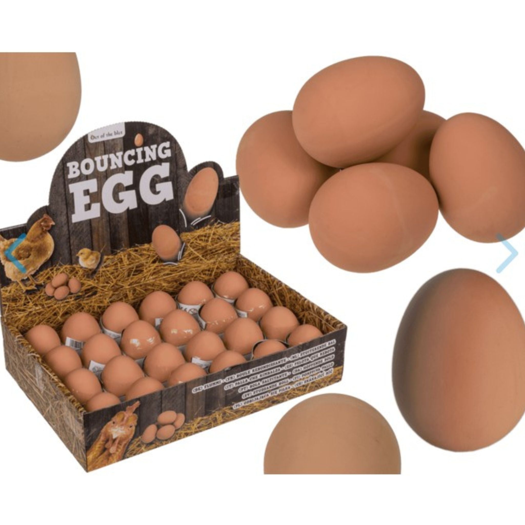 Bouncing Egg Disp - 24pcs