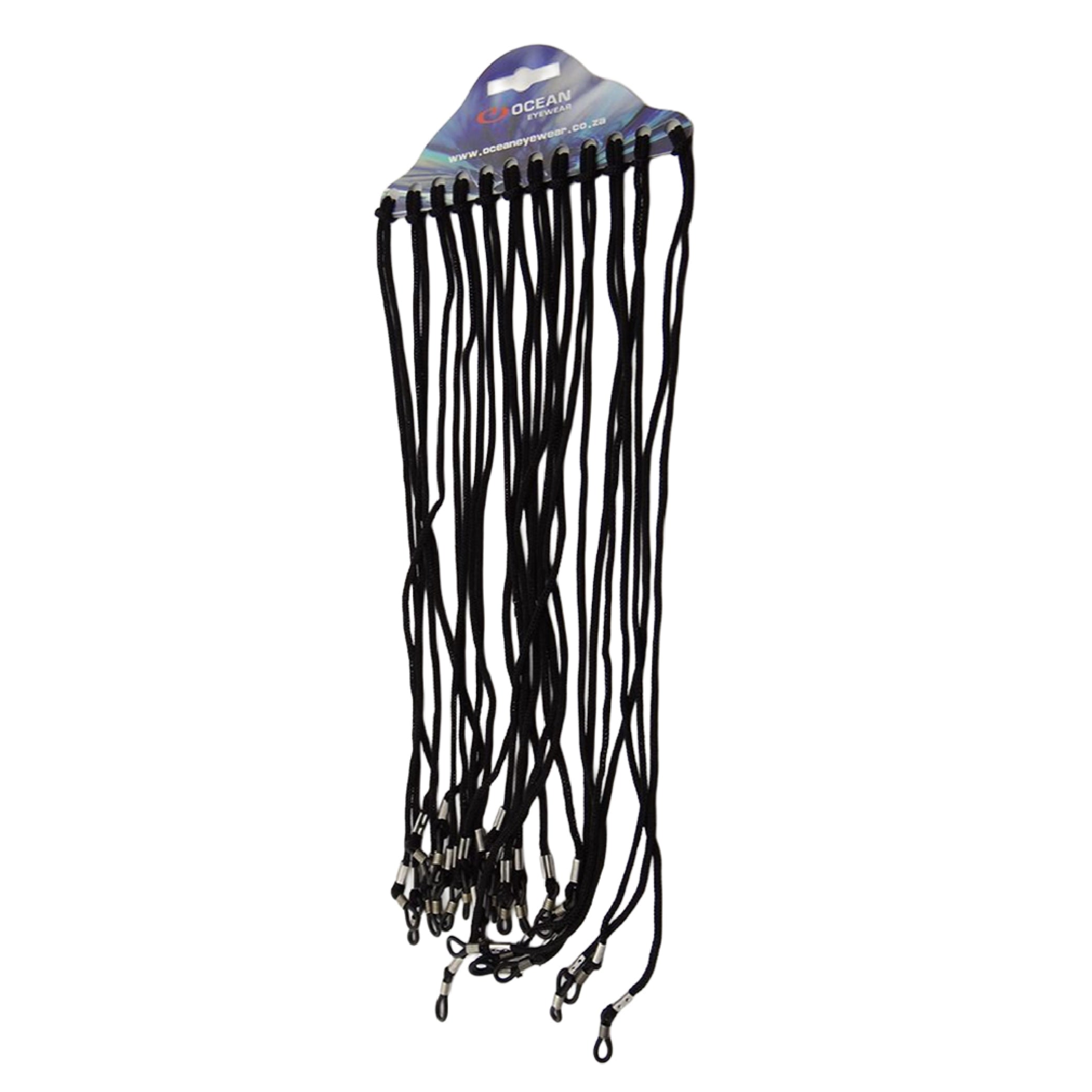 Sunglass Cords Black - (24 Cords Per Card)