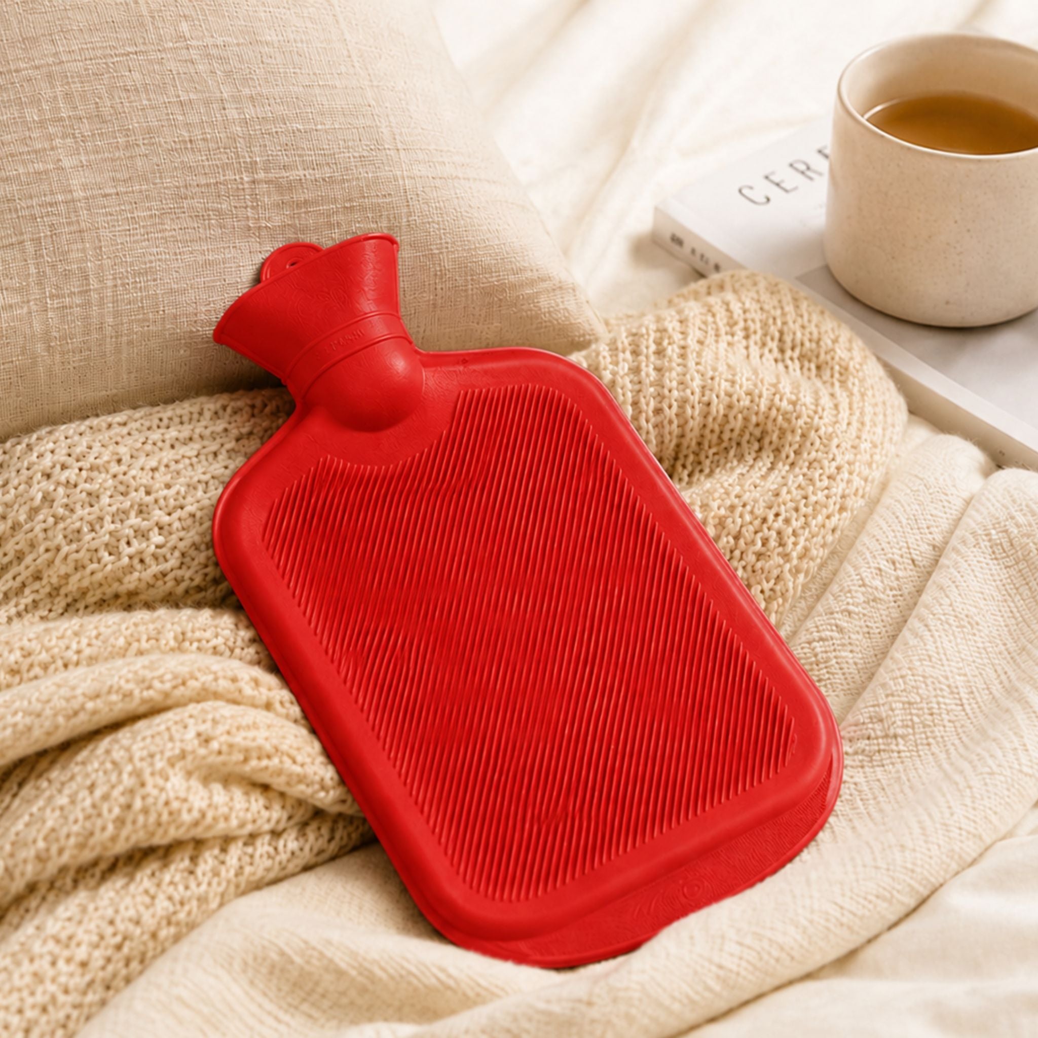Hot Water Bottle Double Ribbed 2 Litre