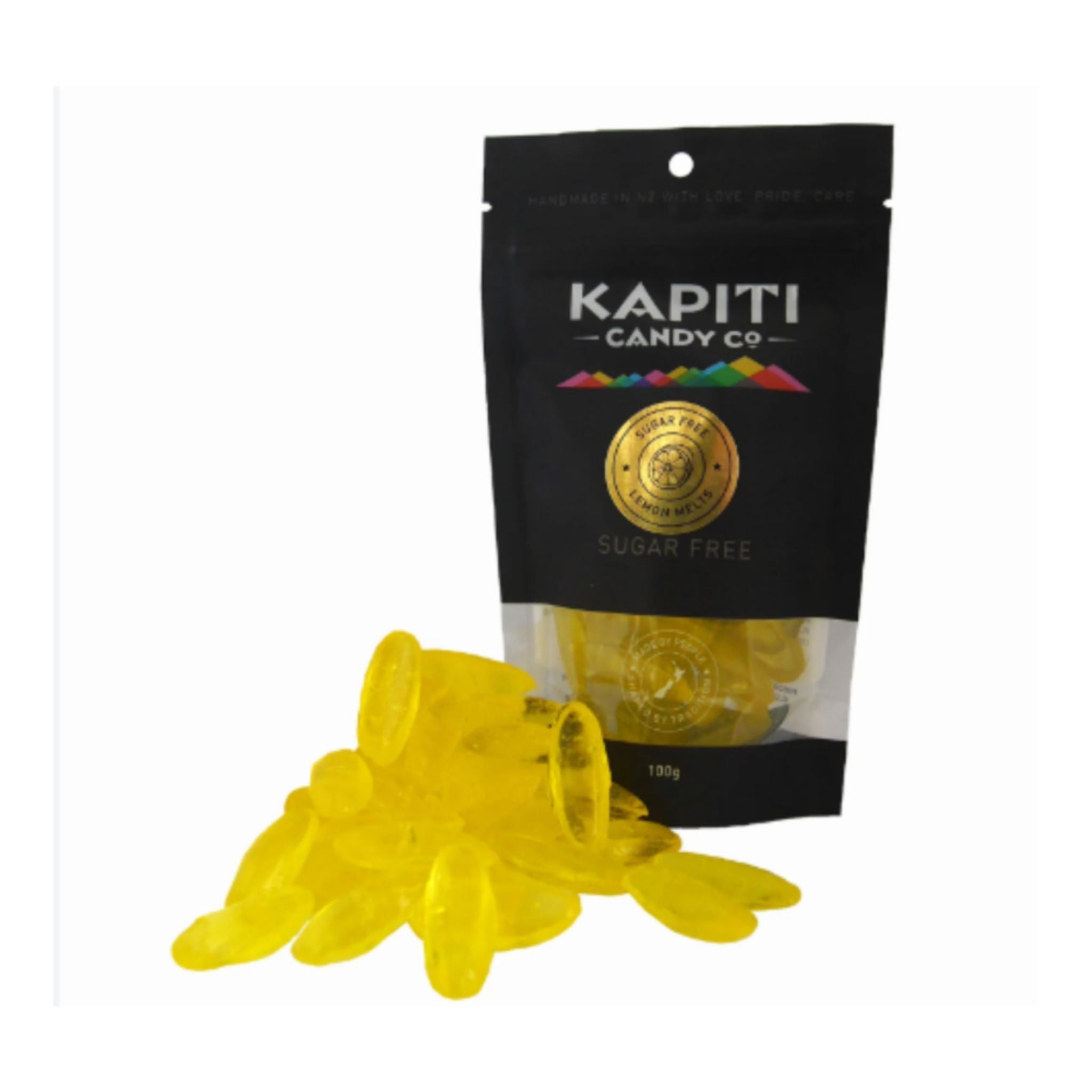 Kapiti Sugar Free Candy 100g - Lemon Menthol Cough