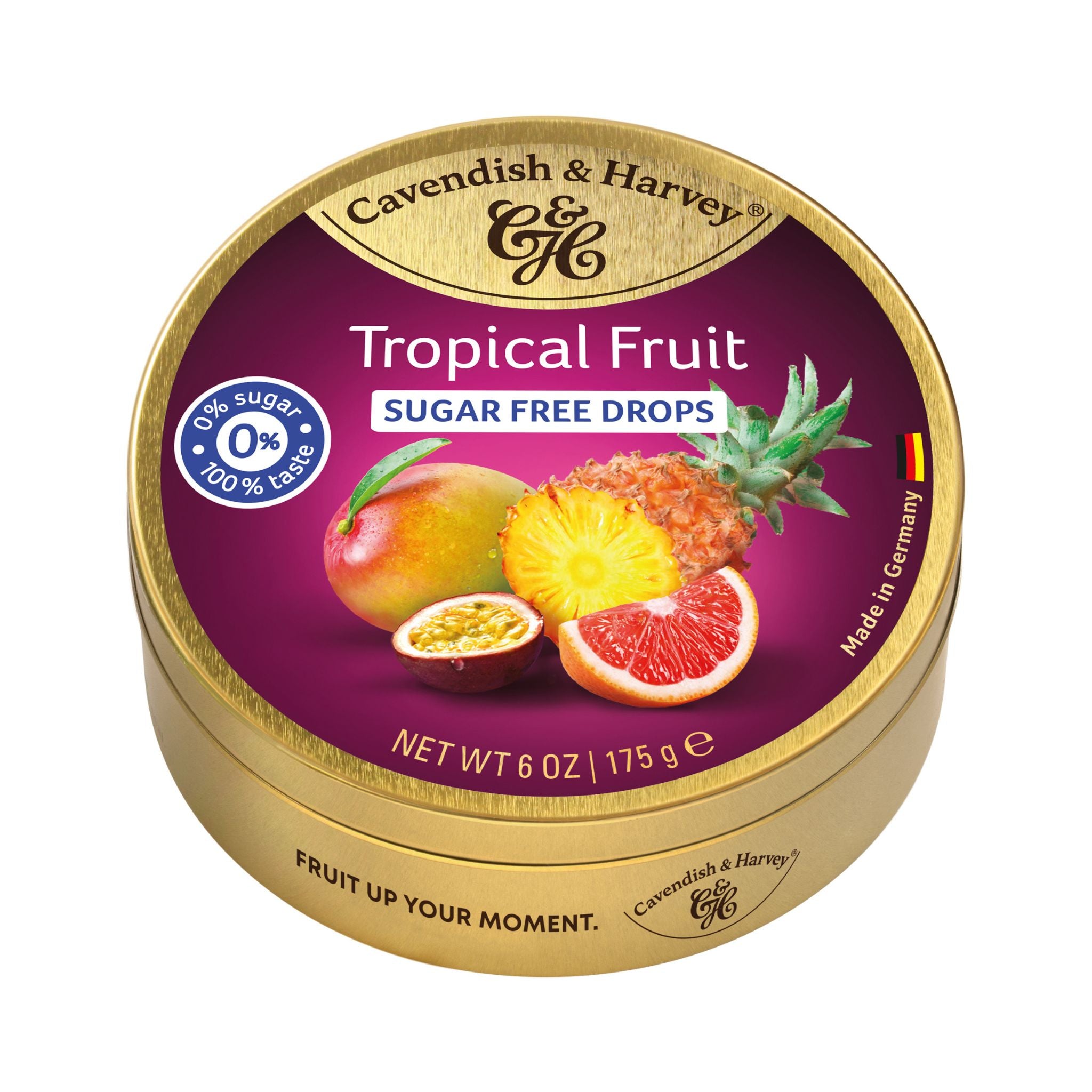 Cavendish & Harvey Tropical Fruit Sugar Free 175g