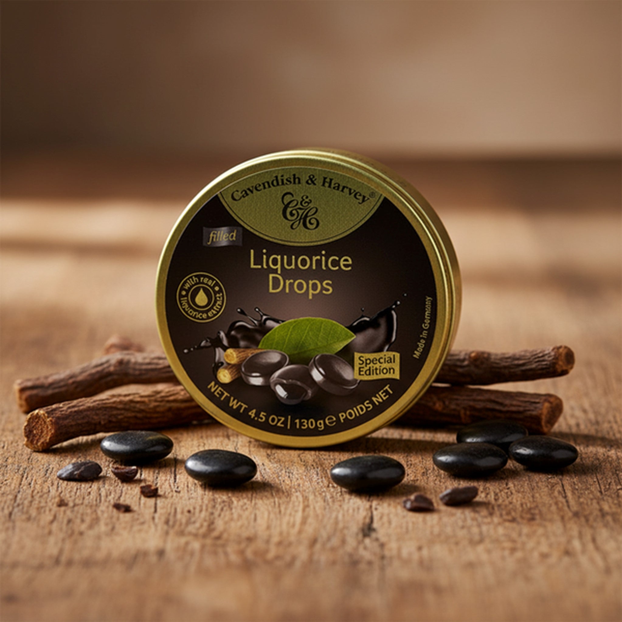 Cavendish & Harvey Liquorice Drops 130g