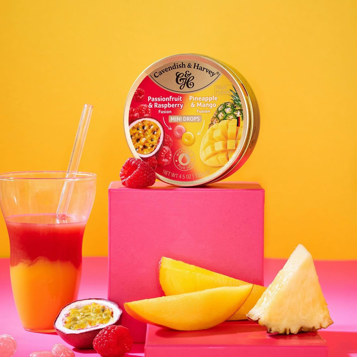 Cavendish & Harvey Passionfruit and Raspberry 130g