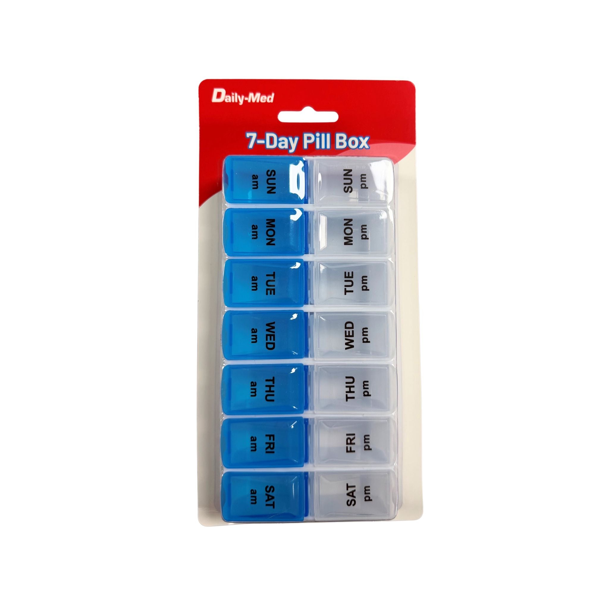 Daily-Med Weekly AM-PM Pill Box