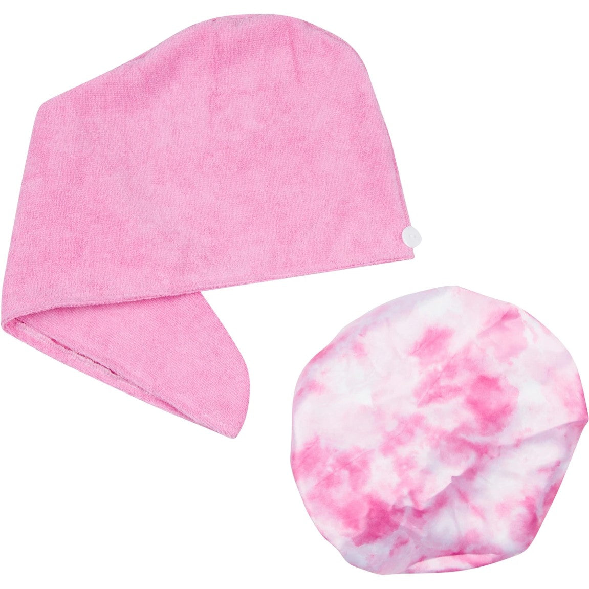 Cala Shower Cap & Turban Set (Pink)