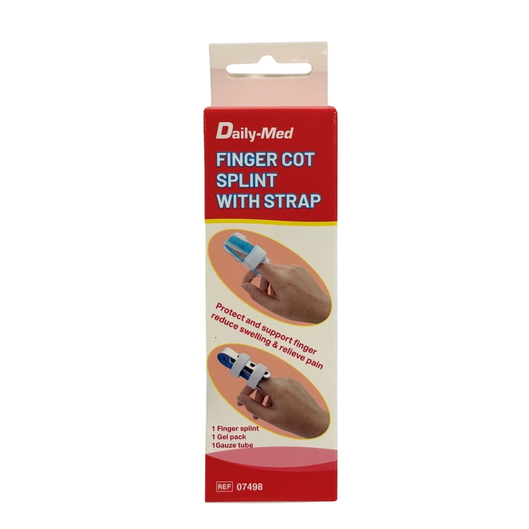 Daily-Med Cot Finger Splint with Strap