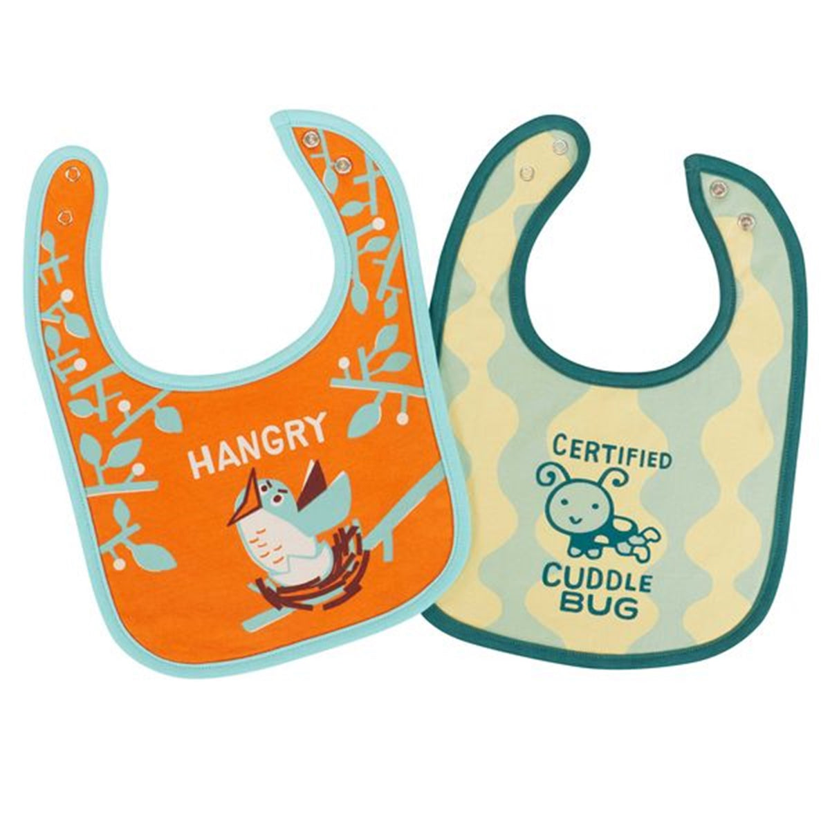 Baby Bibs - Hangry / Cuddle Bug