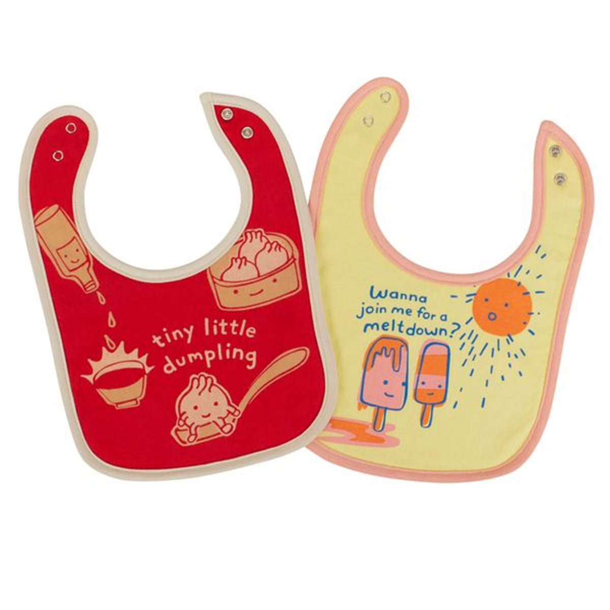 Baby Bibs - Dumpling / Meltdown