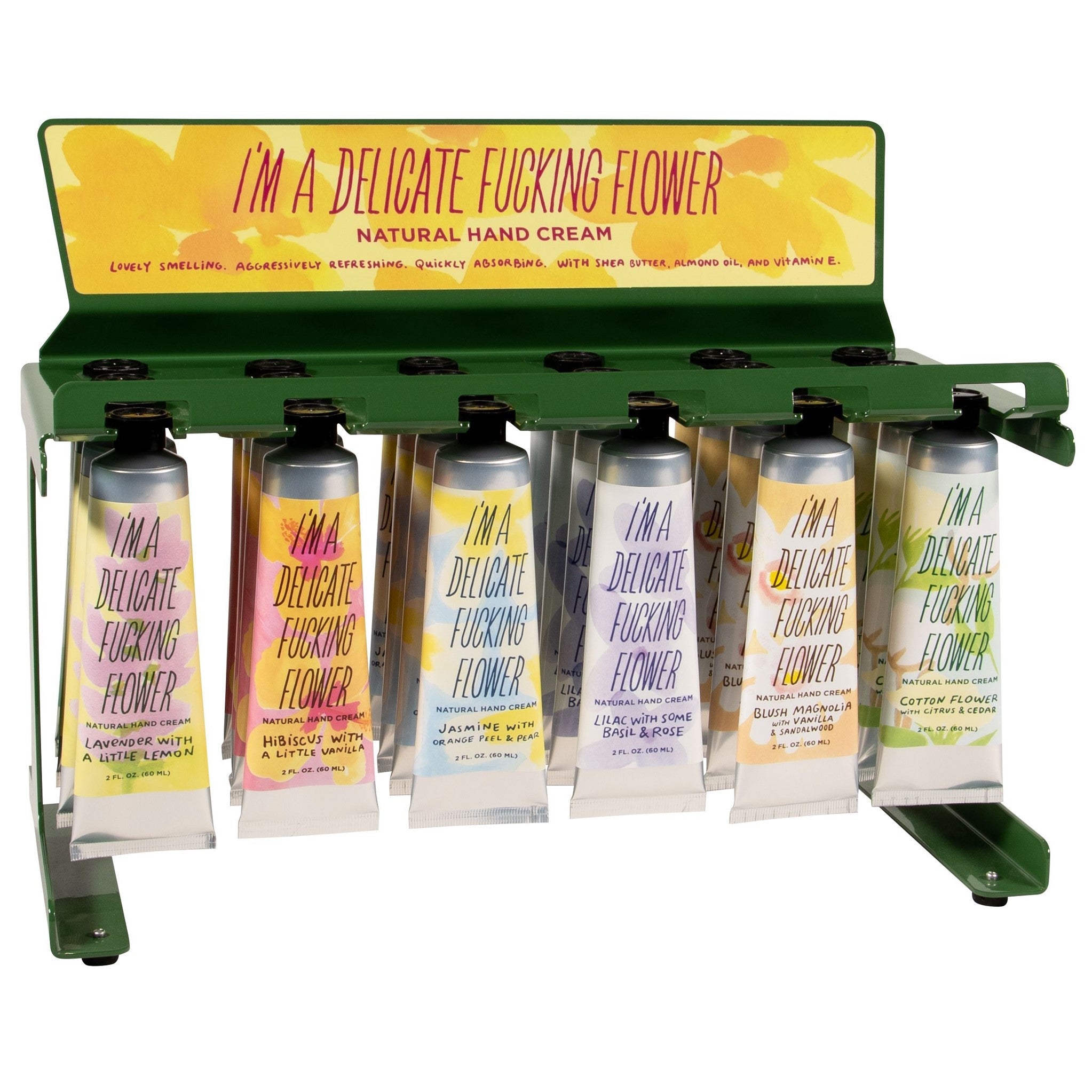 Blue Q Natural Hand Cream Counter Display *empty* - 24pcs
