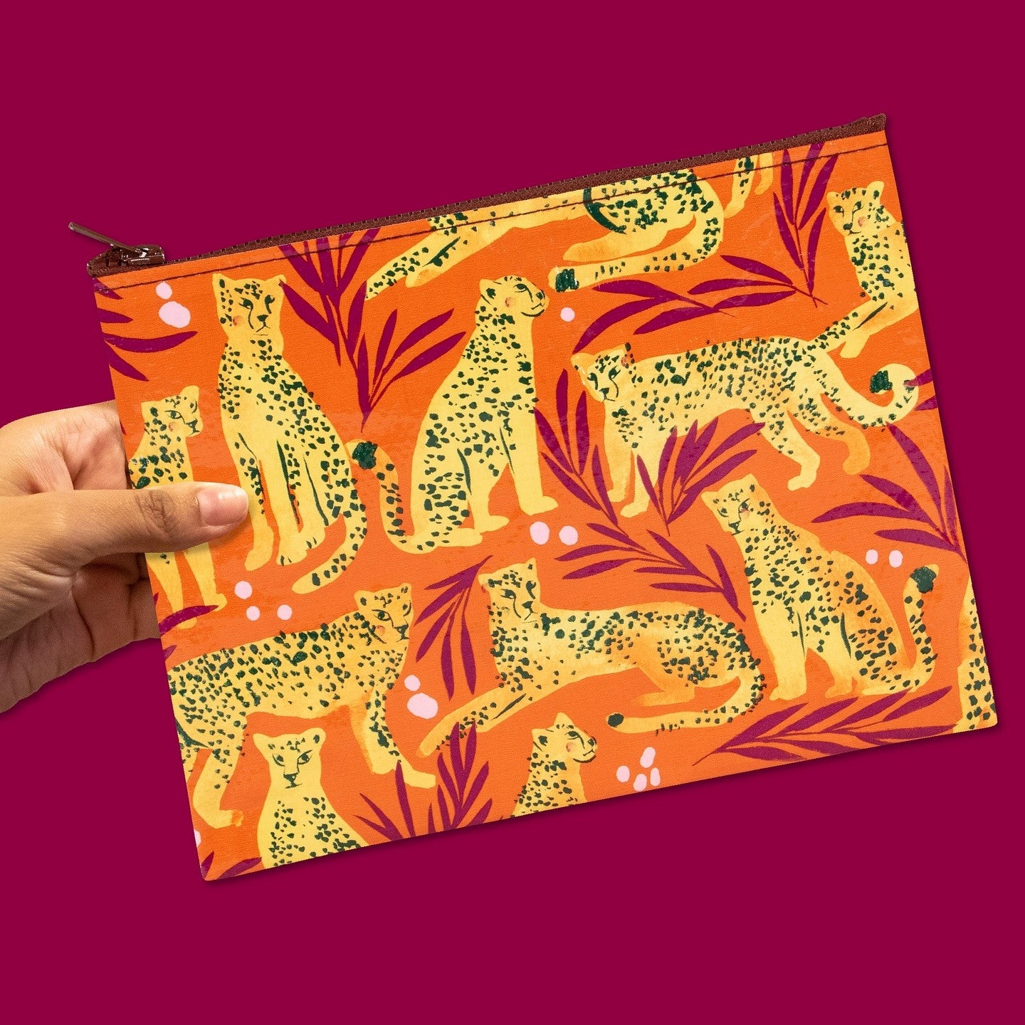 Zipper Pouch - Cheetah