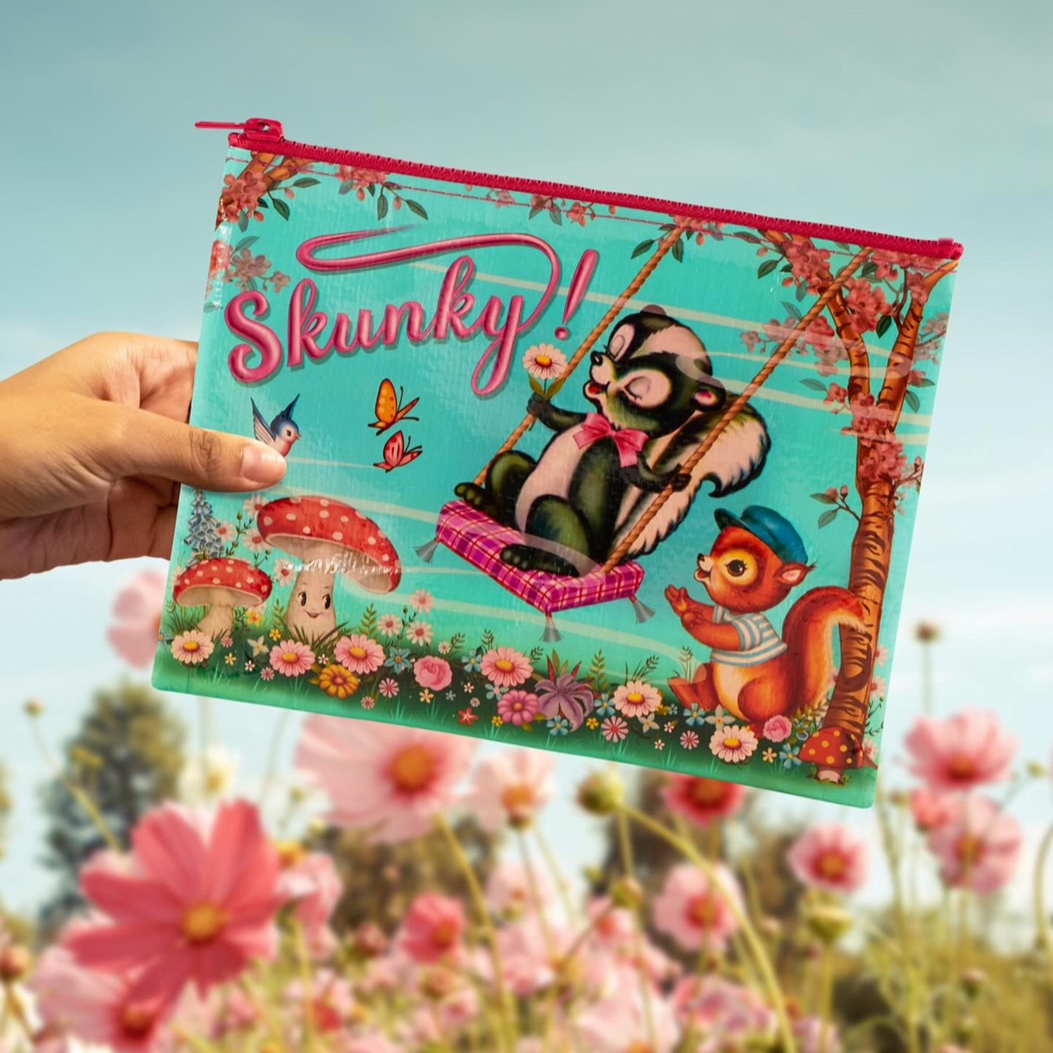 Zipper Pouch - Skunky!