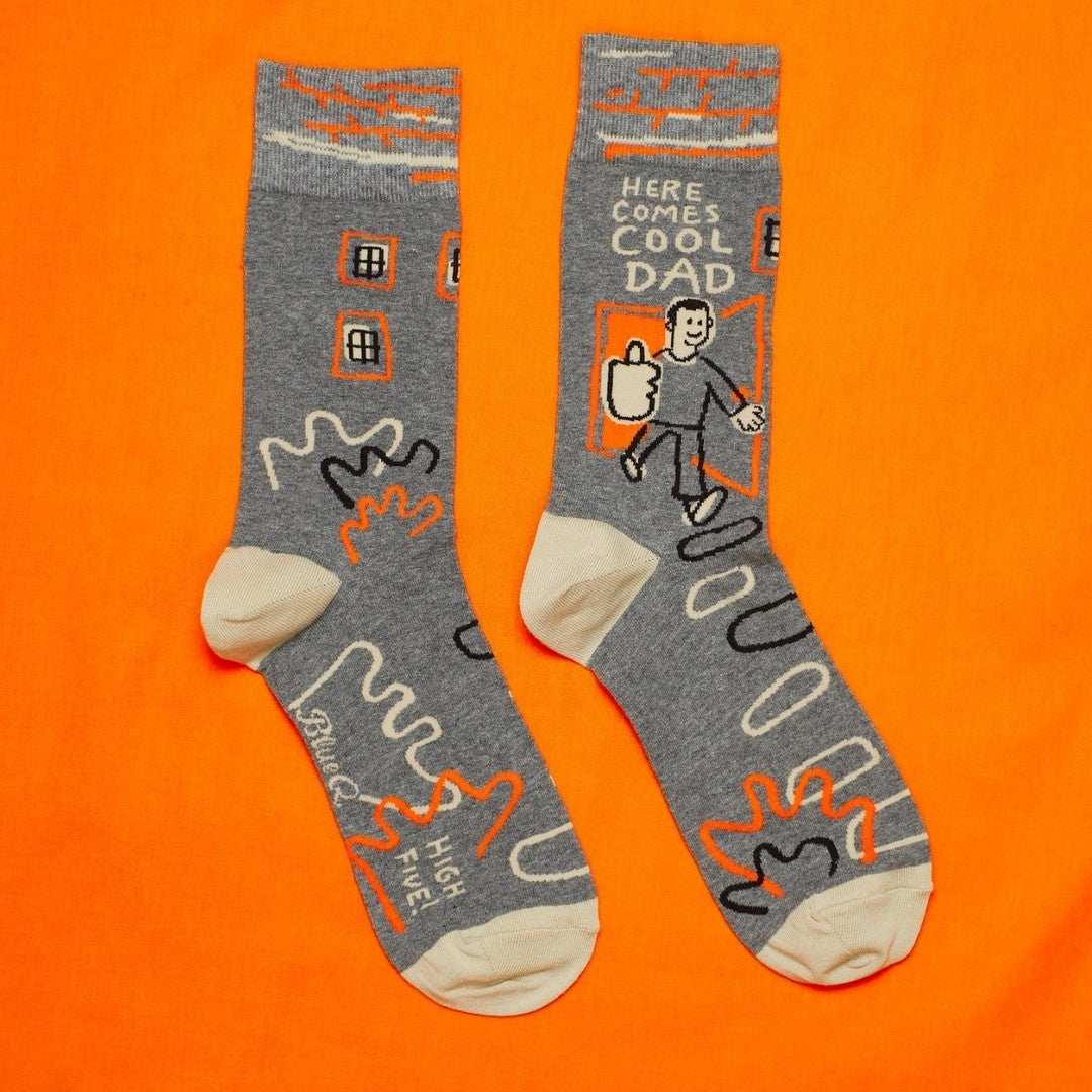 Men's Socks - Here Comes Cool Dad
