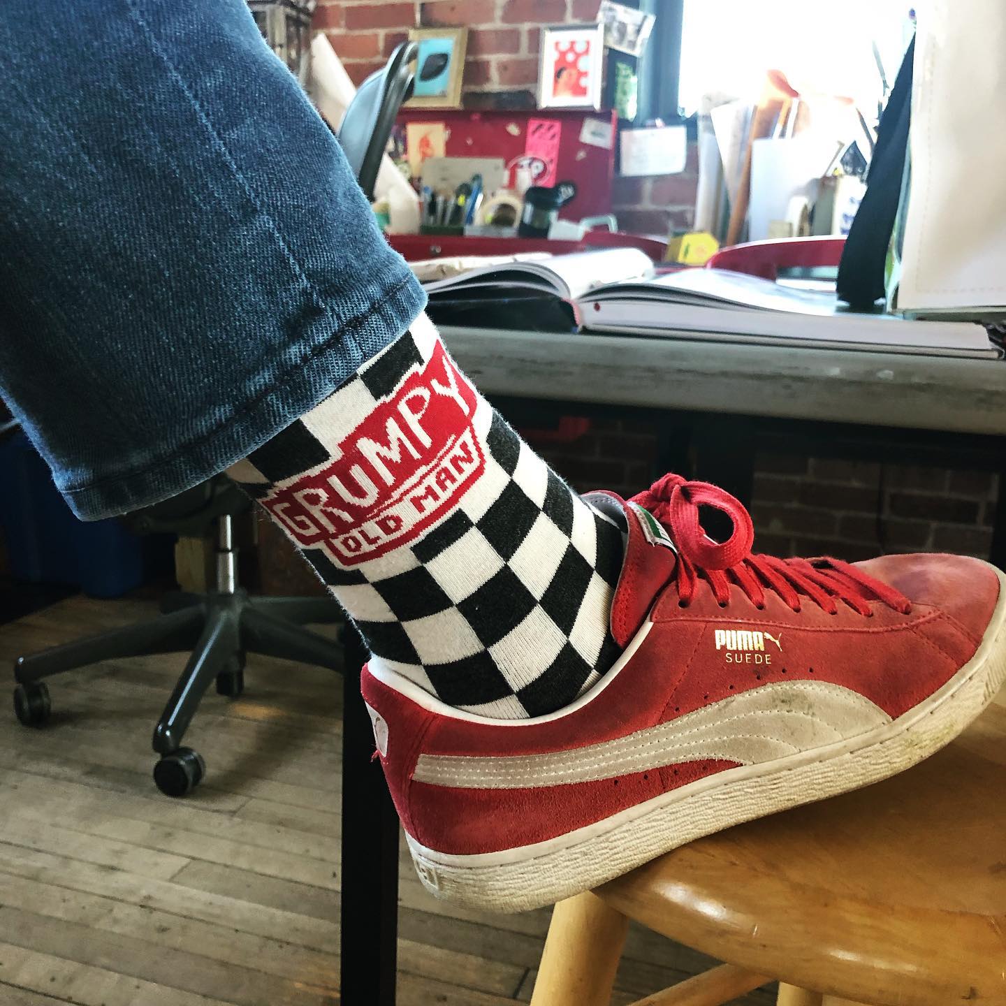 Men's Socks - Grumpy Old Man