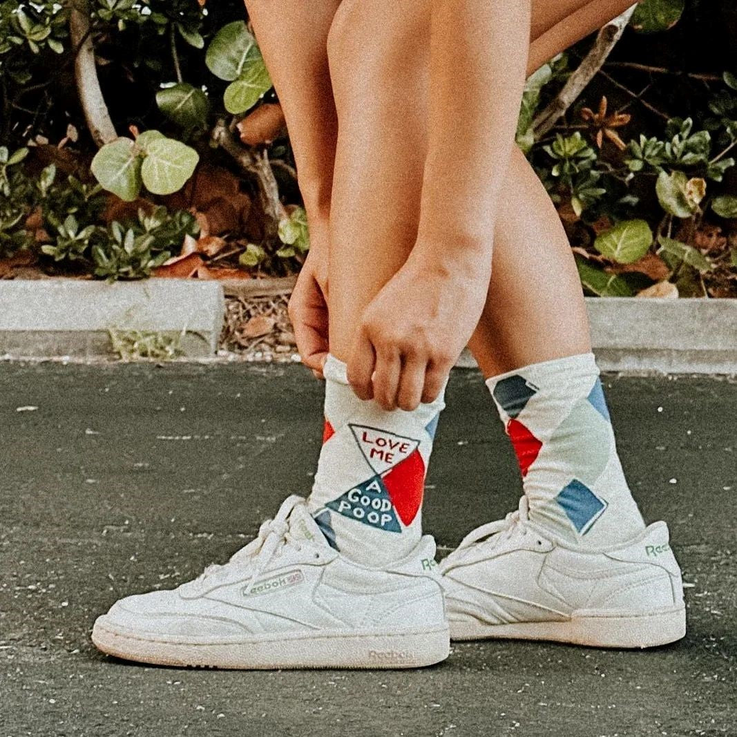 Men's Socks - Love Me A Good Poop