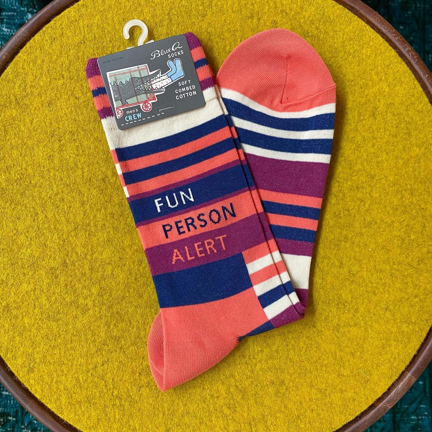 Men's Socks - Fun Person Alert