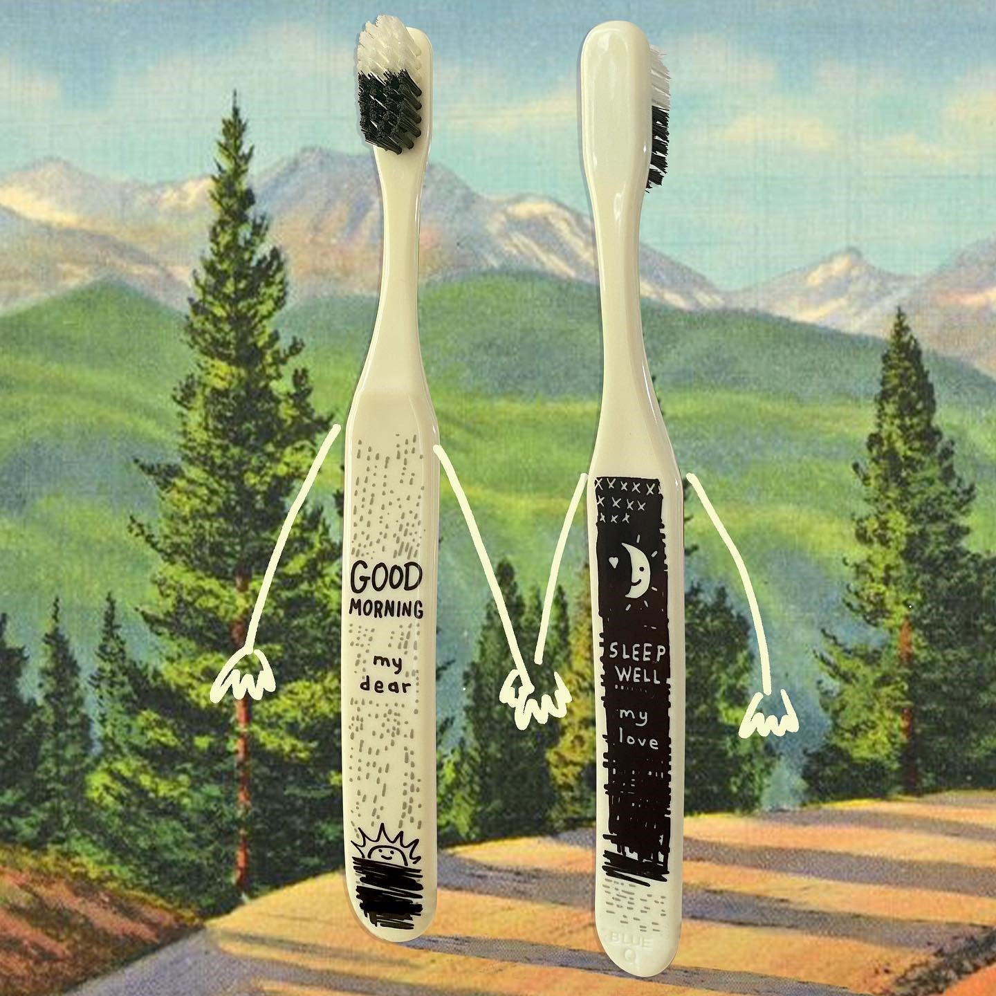 Blue Q Toothbrush - Good Morning