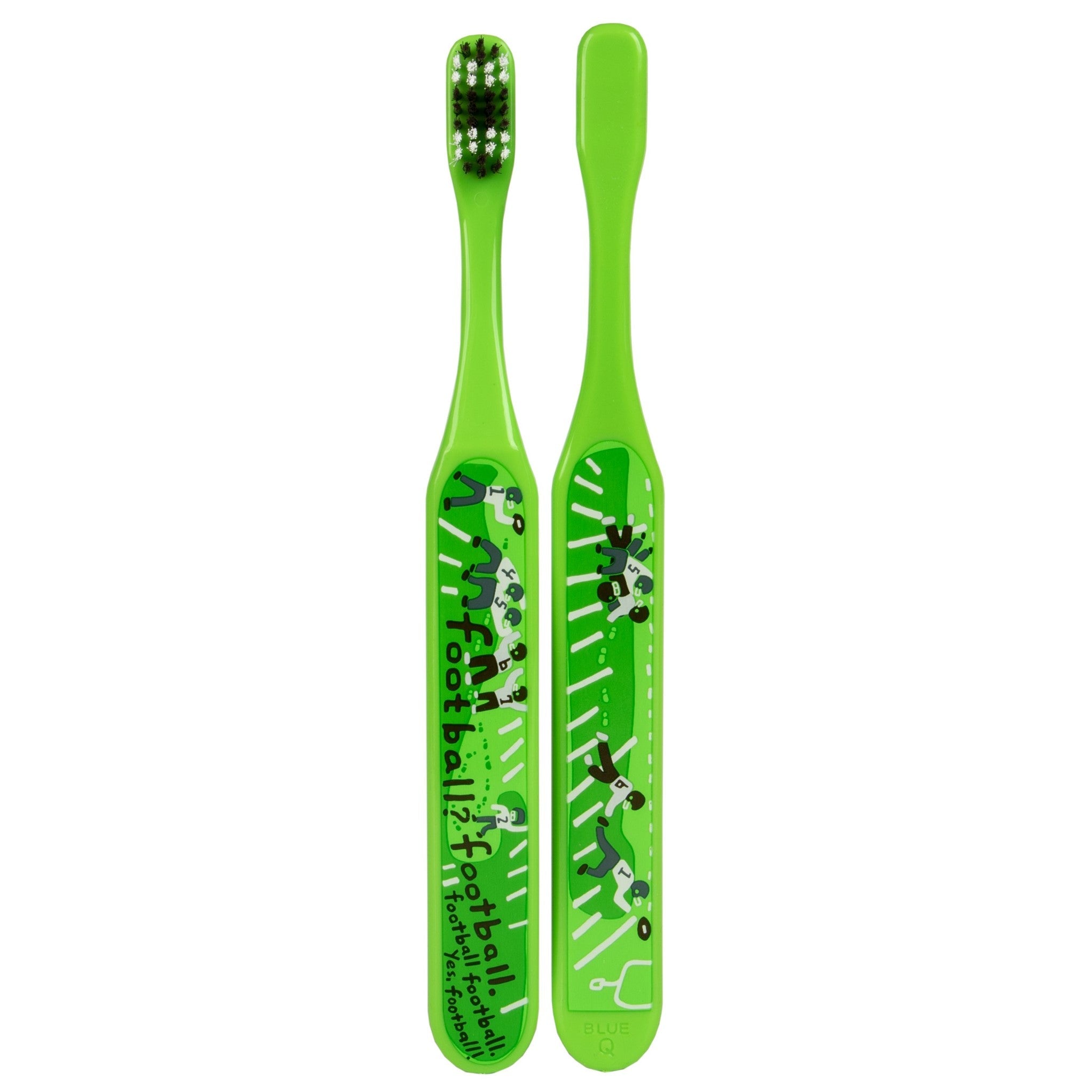 Blue Q Toothbrush - Football Football