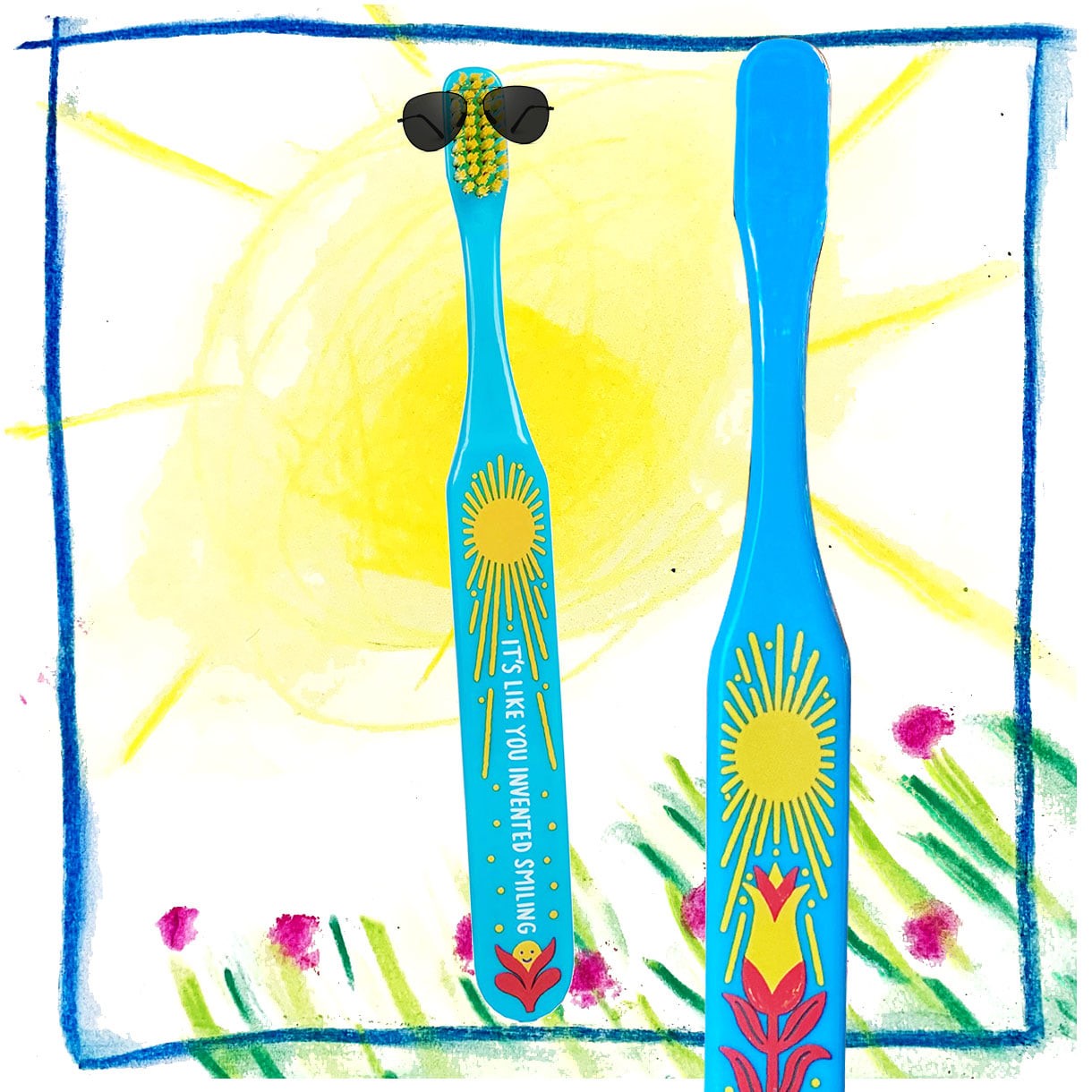 Blue Q Toothbrush - Invented Smiling