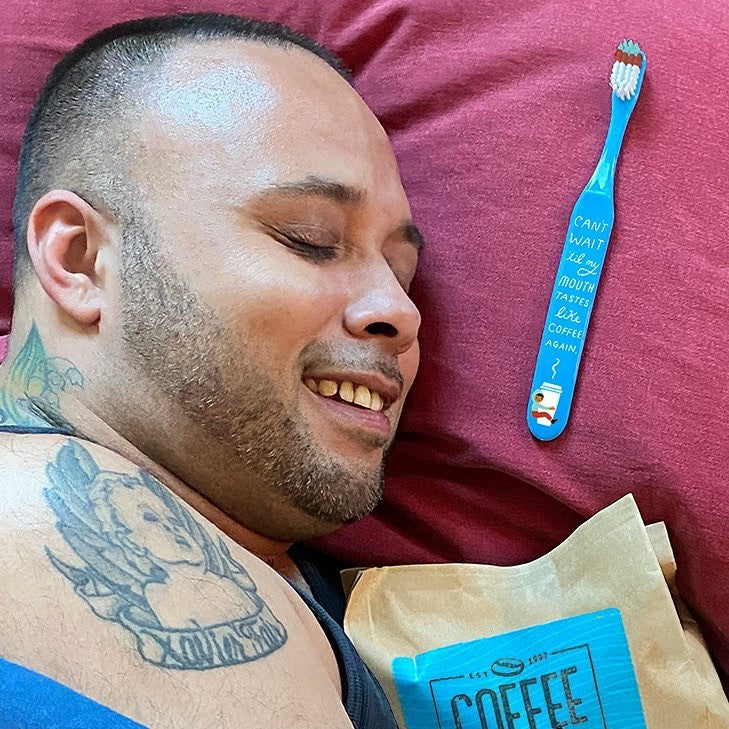 Blue Q Toothbrush - Tastes Like Coffee