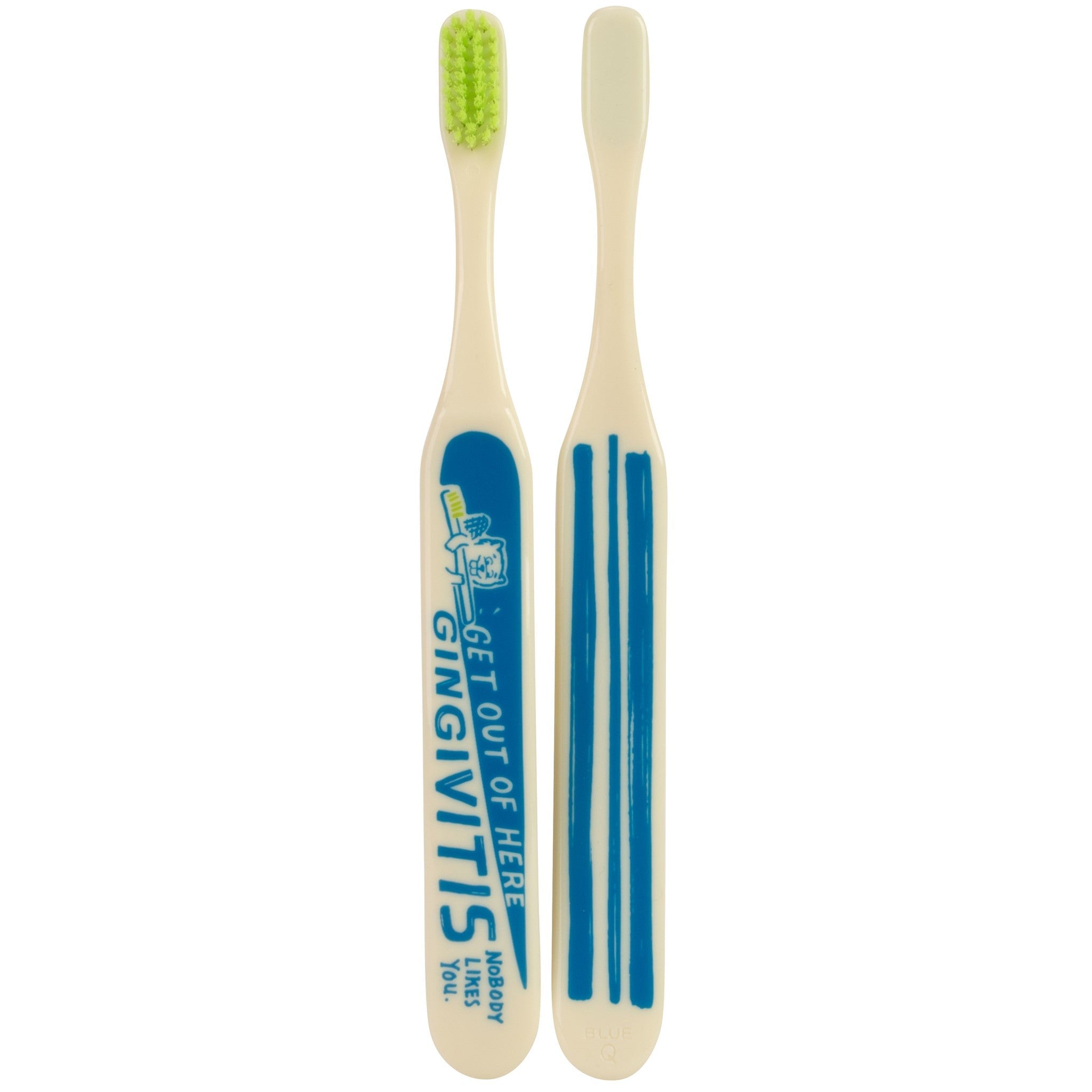 Blue Q Toothbrush - Get Out, Gingivitis