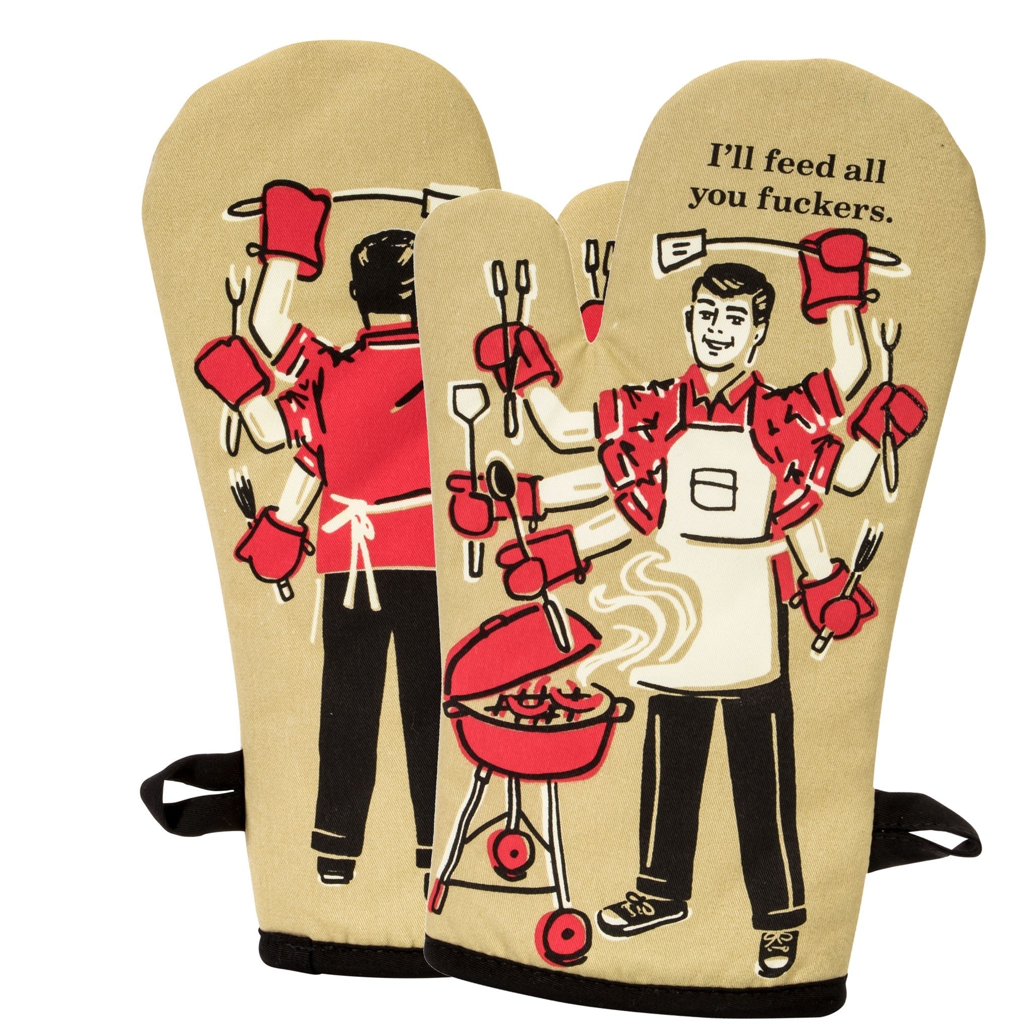 Oven Mitt - Feed All You Fuckers