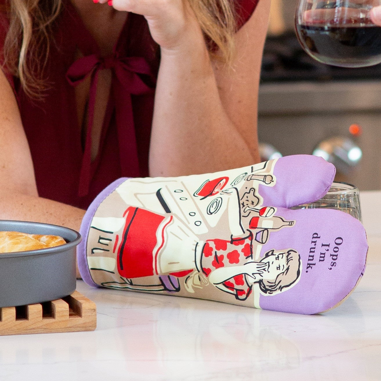 Oven Mitt - Oops, I'm Drunk