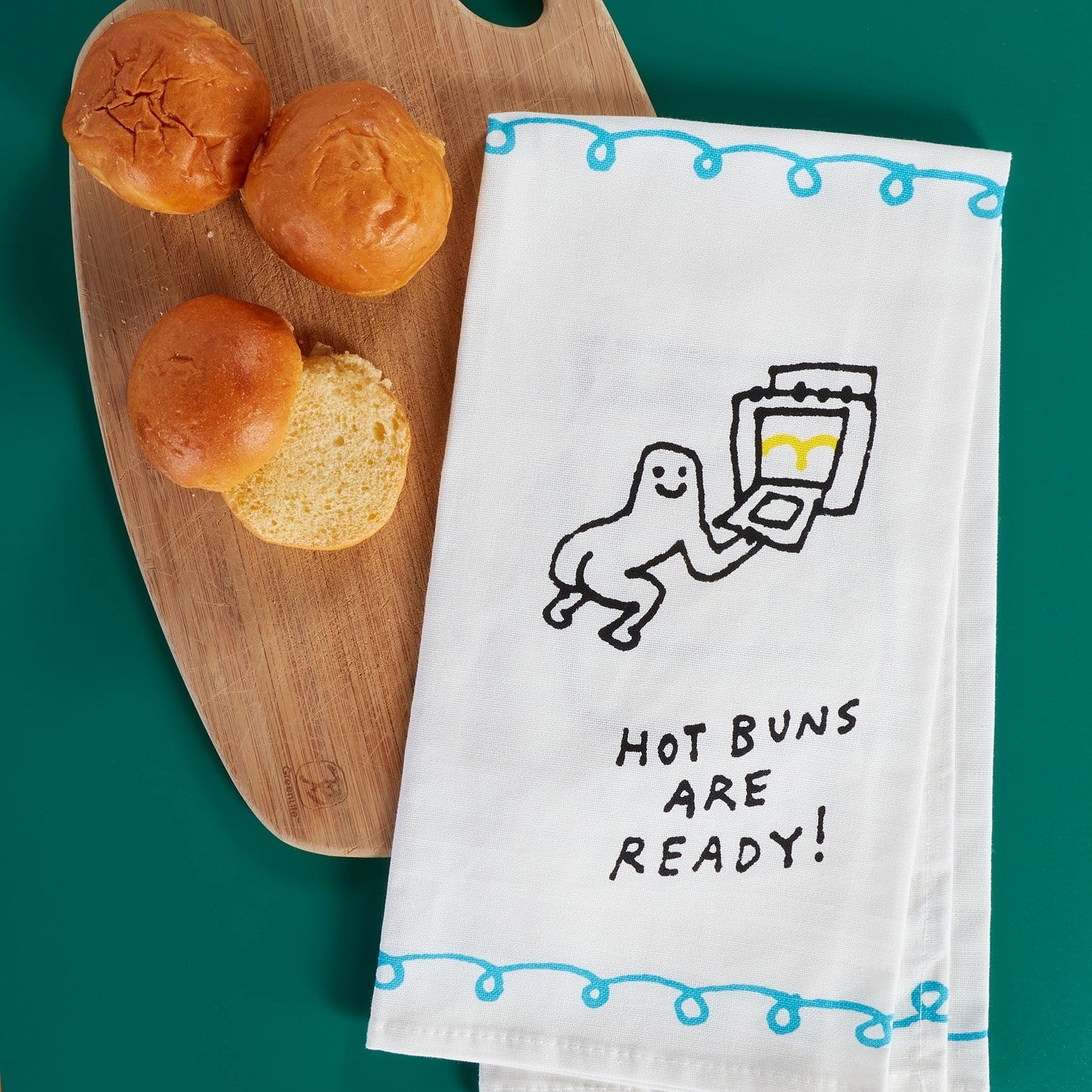 Dish Towels - Hot Buns Are Ready