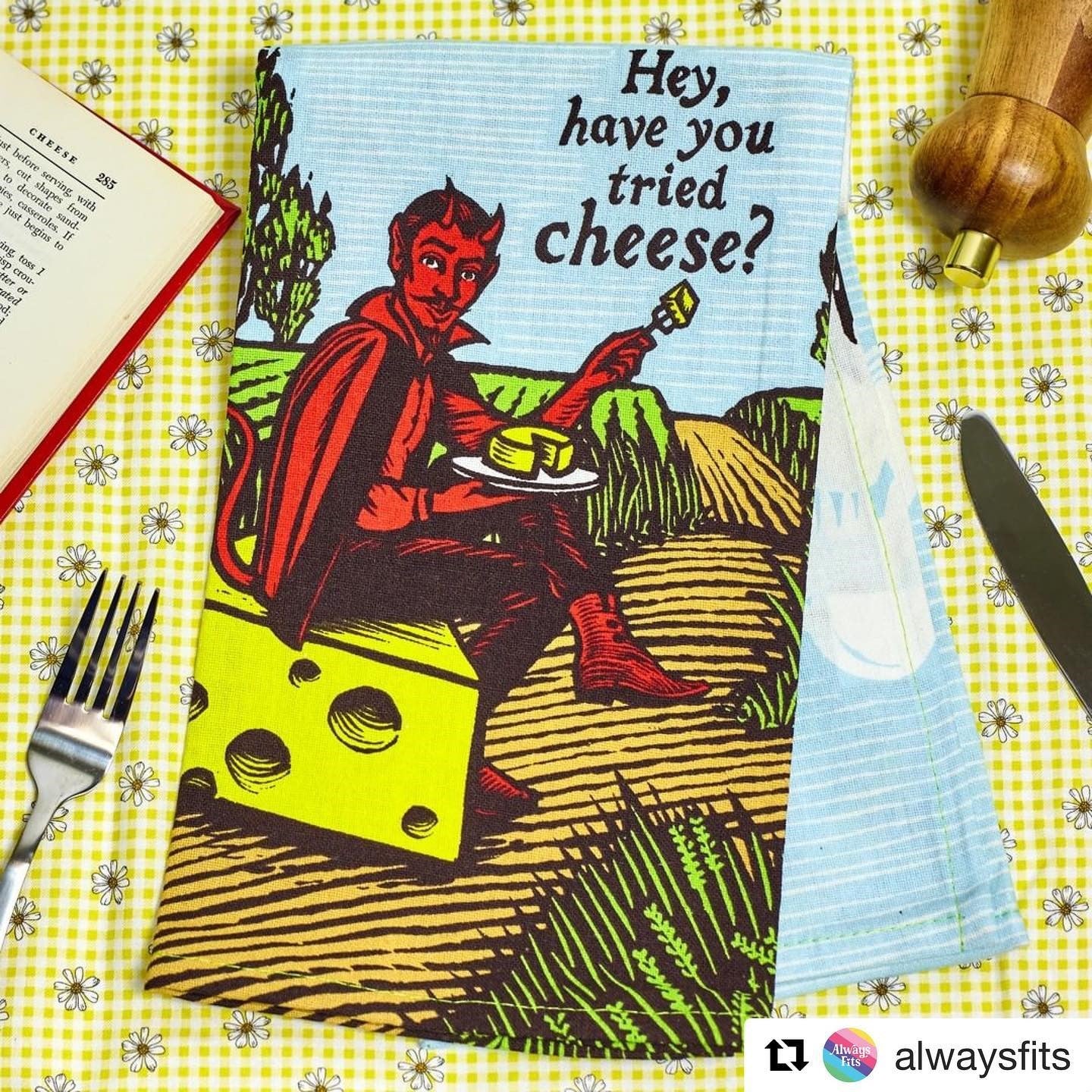 Dish Towels - Have You Tried Cheese?