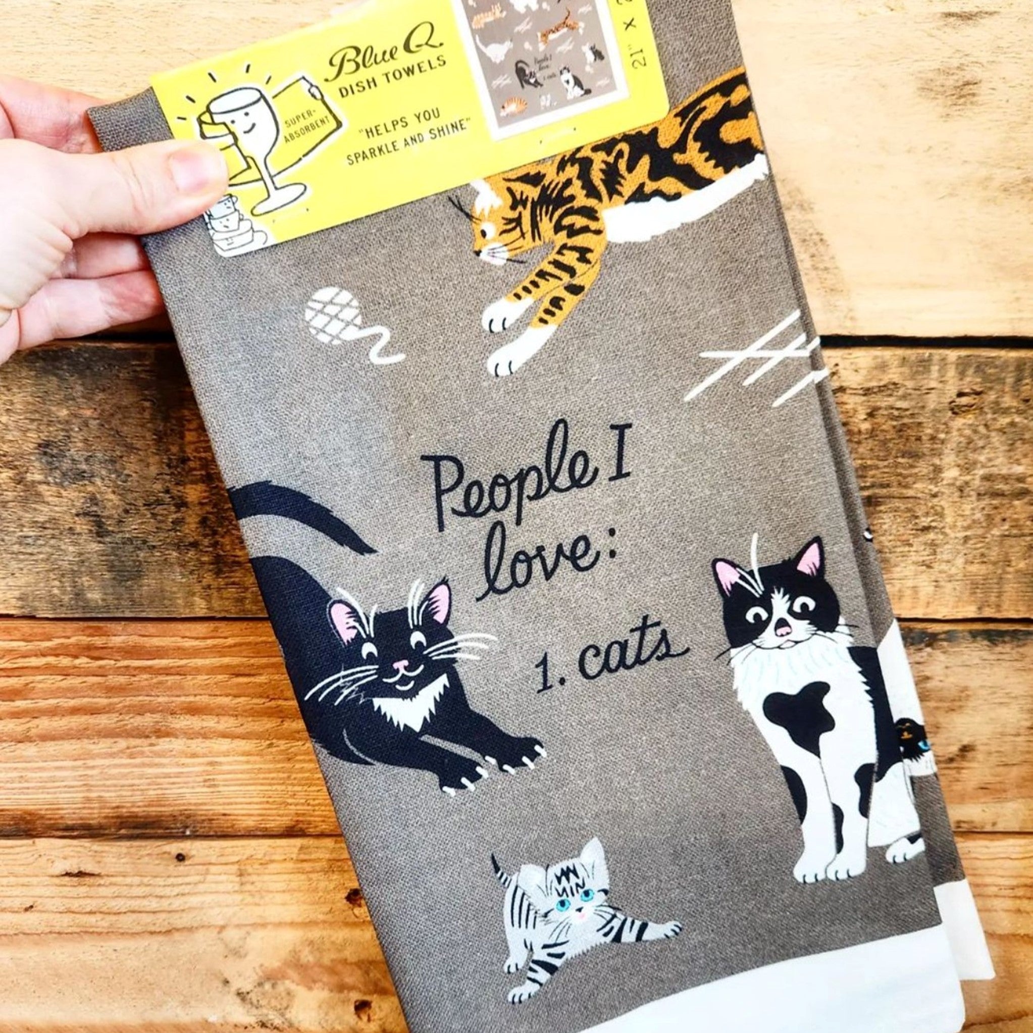 Dish Towels - People I Love: Cats